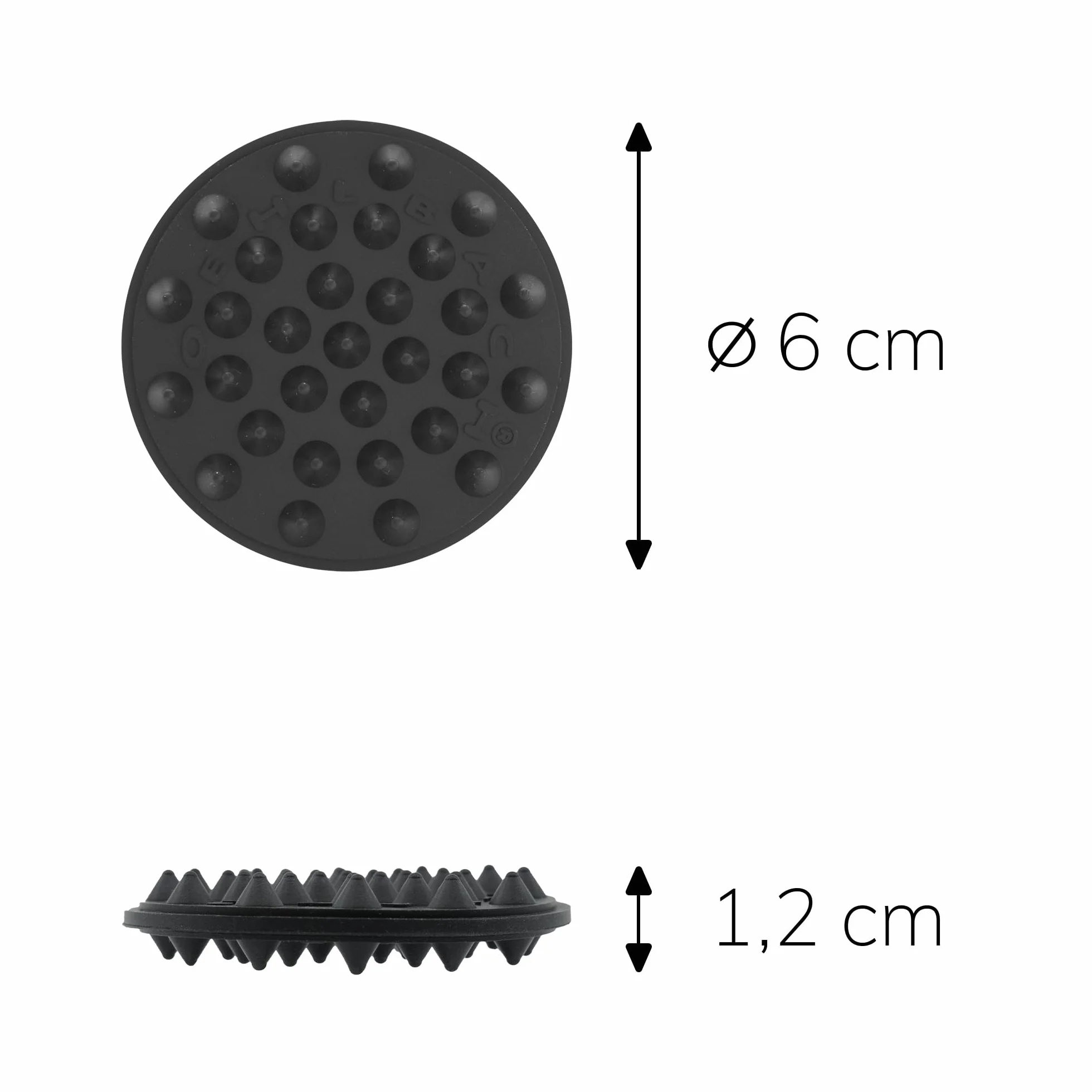 Shock Absorber tłumik rezonansowy 12 STK 62013 czarny