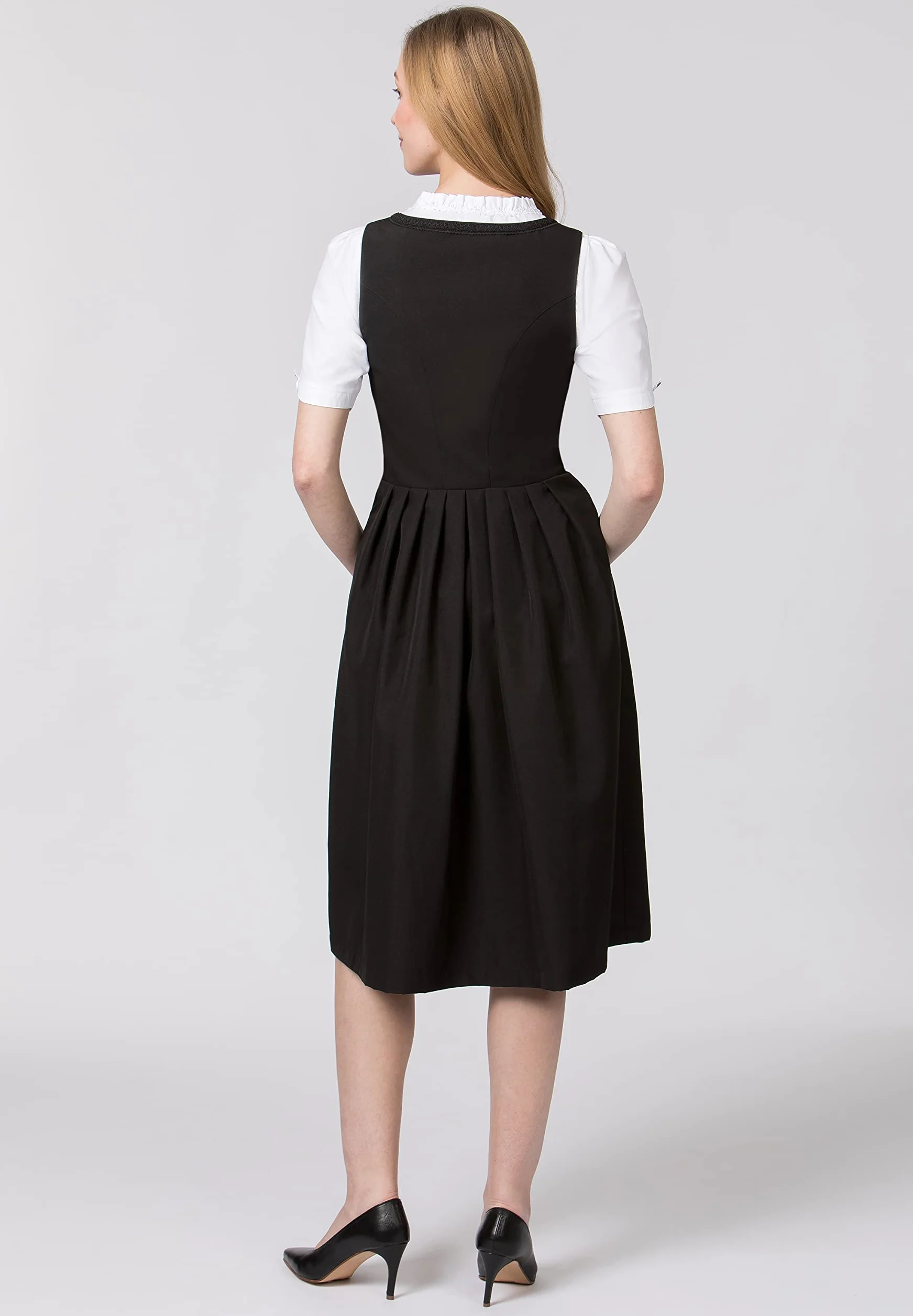 Stockerpoint Dirndl Zita Sukienka, Czarny, 46