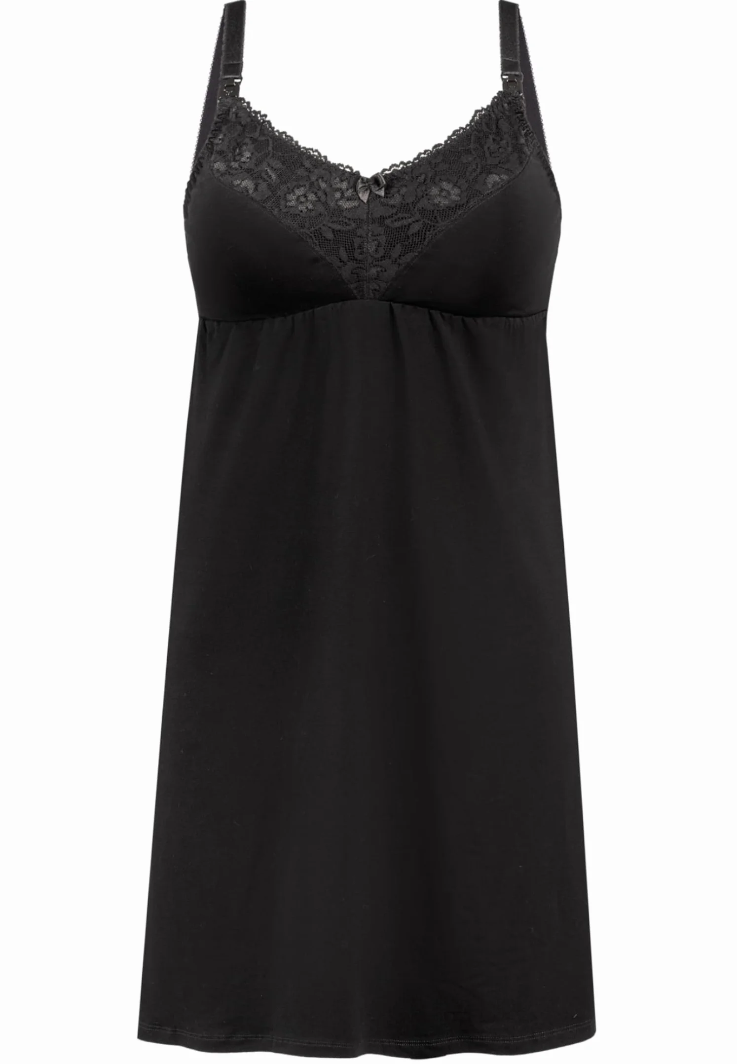 Teyli Women's Mommy Night Shirt, czarna, M, czarny