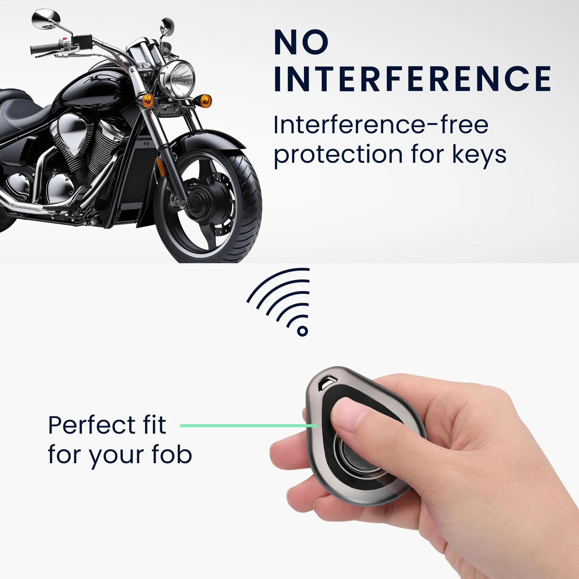 kwmobile Pokrowiec na kluczyk motocyklowy kompatybilny z Harley Davidson Pokrowiec na kluczyk motocyklowy - Miękkie etui na kluczyk skutera TPU - Czarny matowy/Czarny