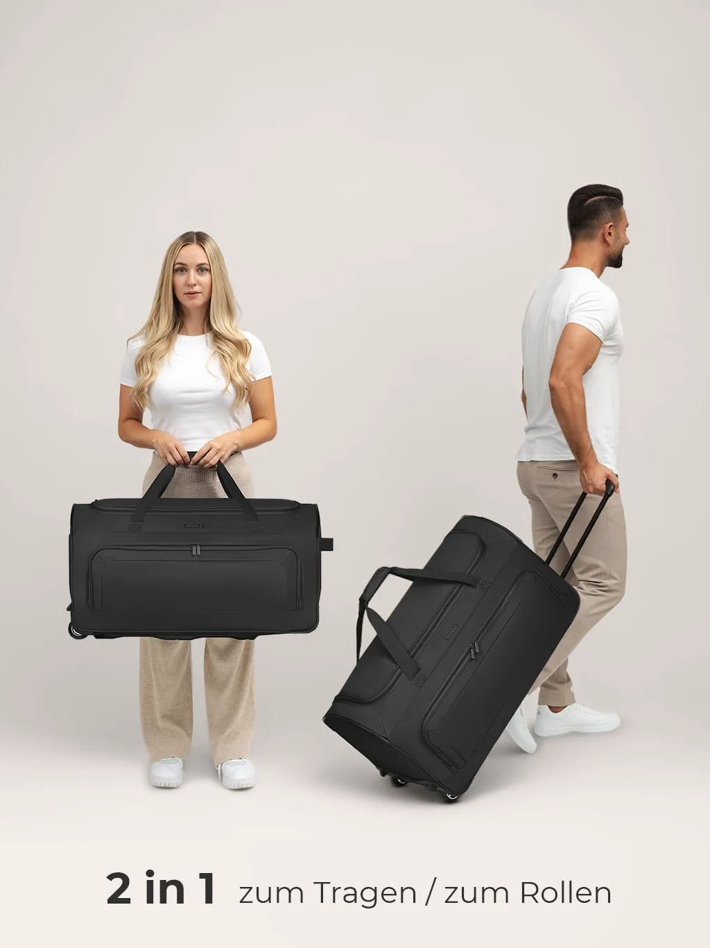 Stammartikel Duffle Essentials, czarny, L (71 cm)