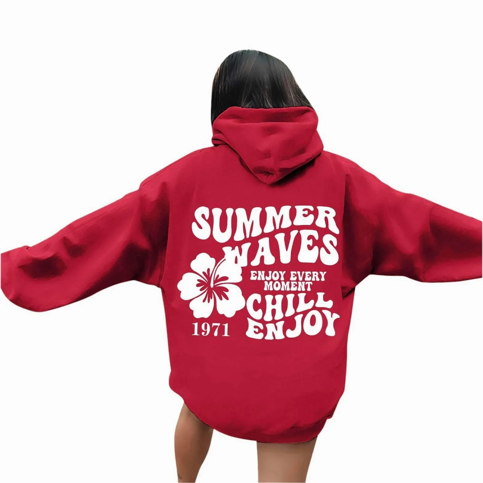 Różowa bluza z kapturem z motywem palmy dziewczęca bluza śliczne bluzy oversize bluza z kapturem damskie bluzy i bluzy z kapturem estetyczna damska bluza z kapturem z długim rękawem bluza z kapturem