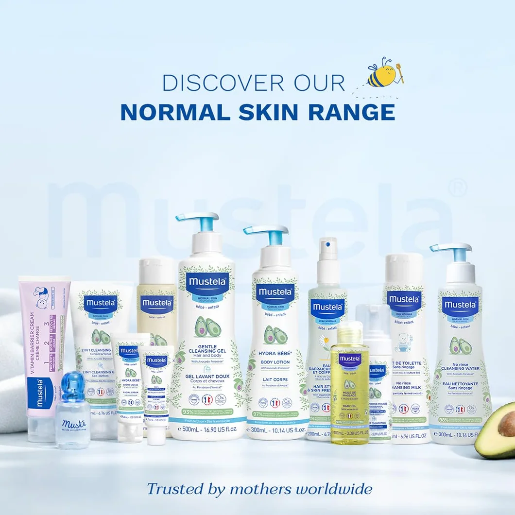 Mustela - Krem przeciwsłoneczny o bardzo wysokim współczynniku ochrony SPF 50+, do twarzy i ciała dla niemowląt i dzieci, 100 ml