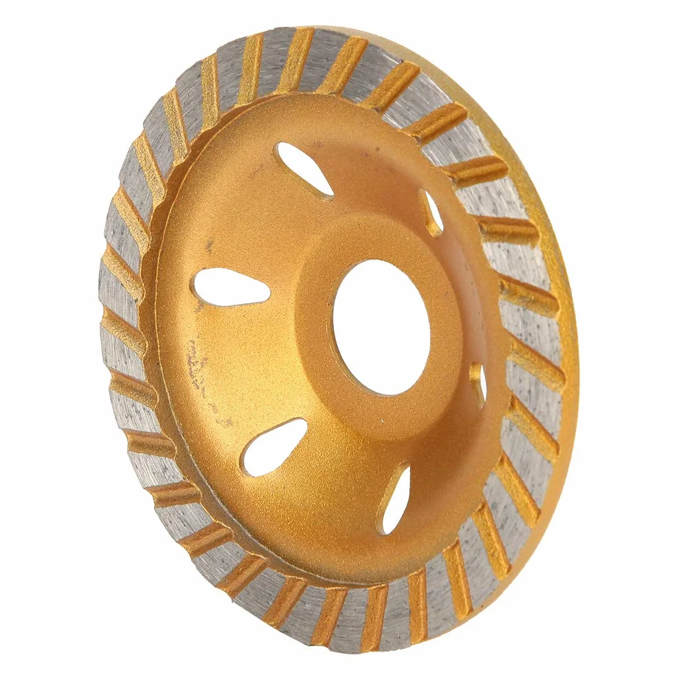 4 "100mm beton Turbo diamentowa tarcza szlifierska, kształt miski tarcza szlifierska kamień betonowy granit narzędzie do szlifierki kątowej (#2)