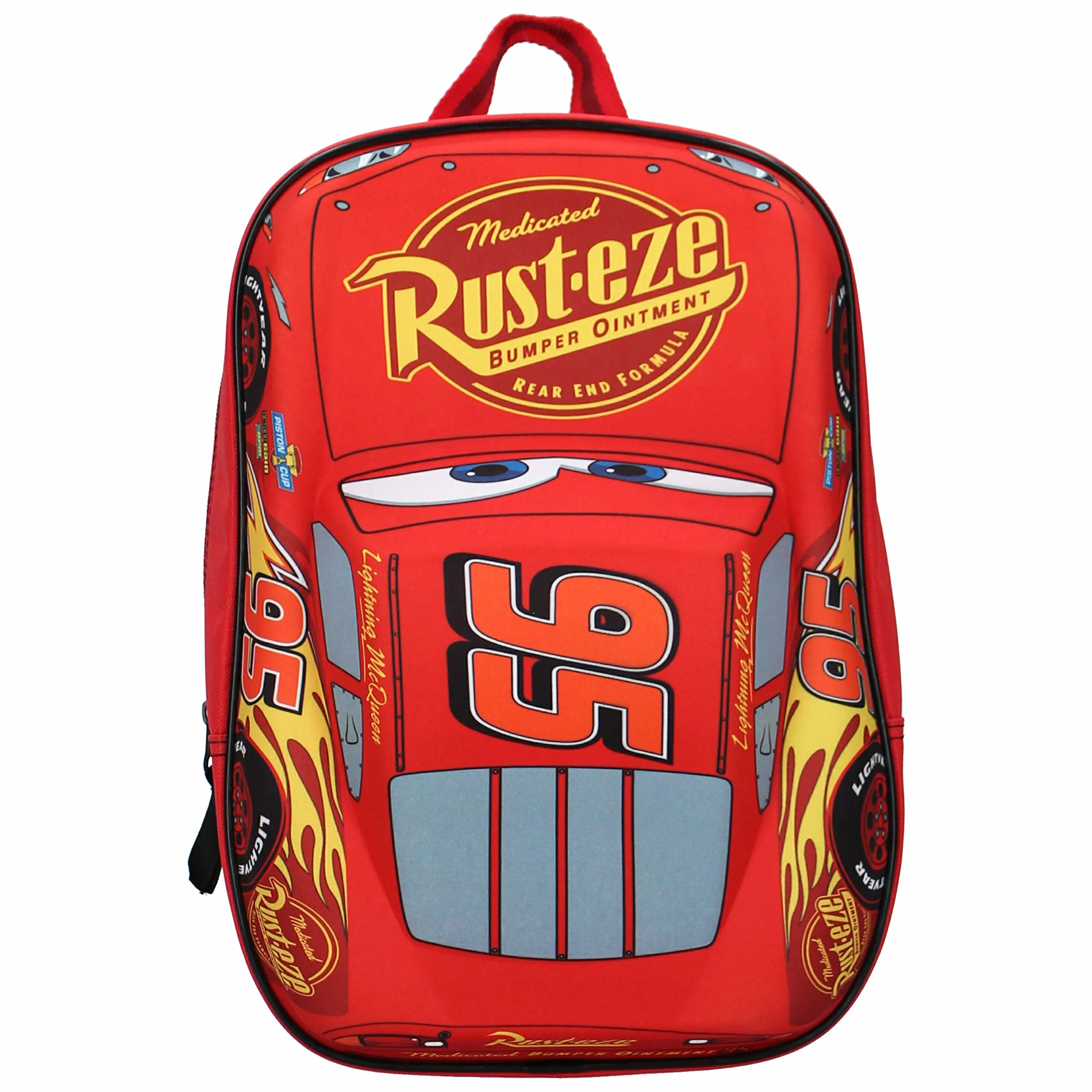 Disney 760-8462 Piston Cup Champion Cars Lightning McQueen plecak z efektem 3D, 31 cm