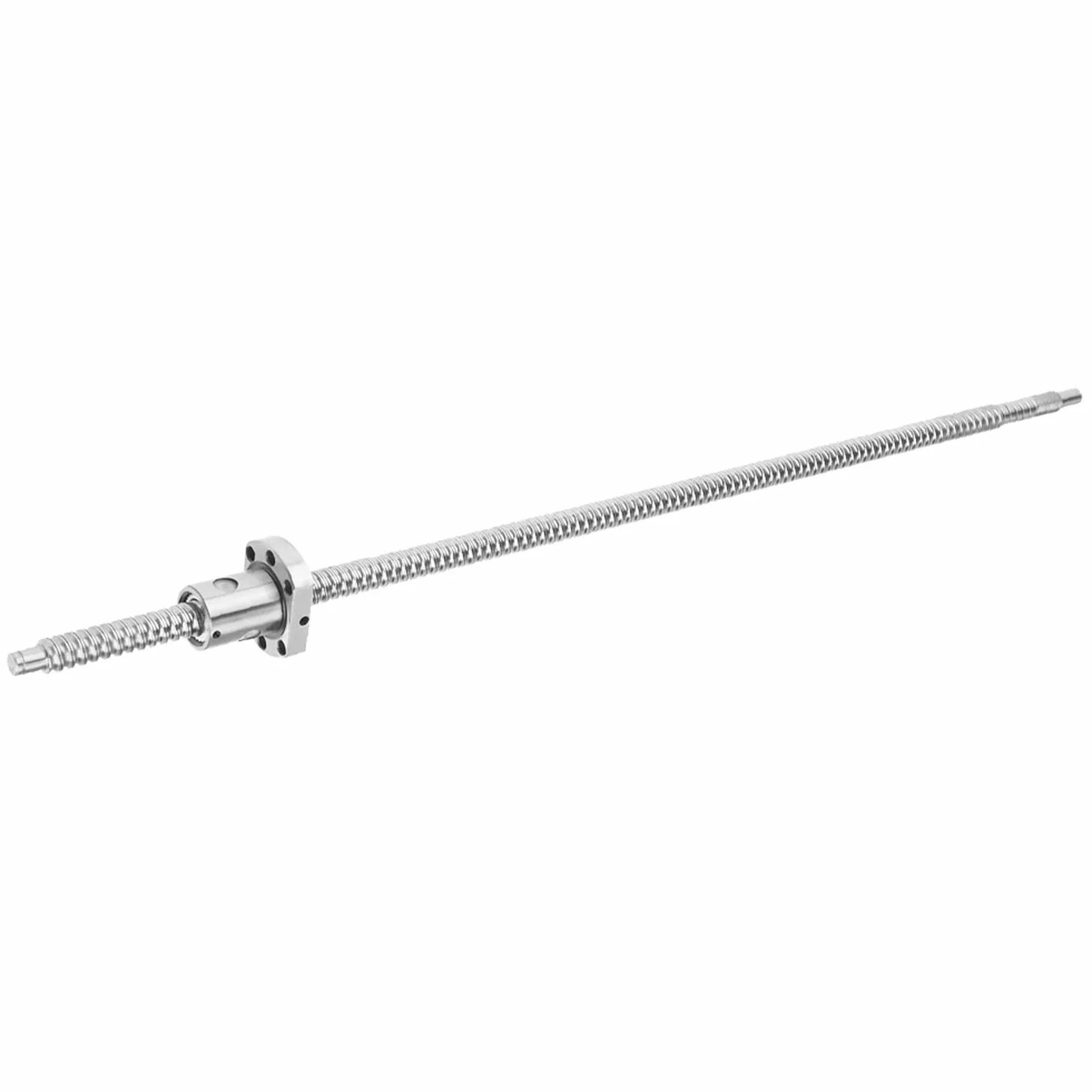 Kugelumlaufspindel SFU1204 500mm Rolled Ballscrew Leitspindelmutter Anti-Backlash ohne seitliche Abstützungen