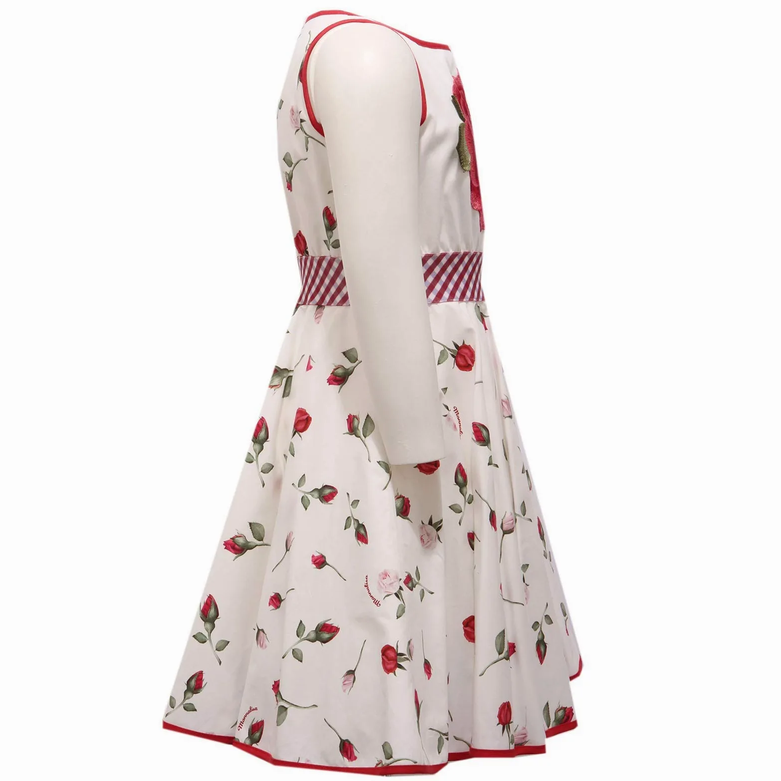 5741AC vestito bimba GIRL MONNALISA cotton sleeveless dress