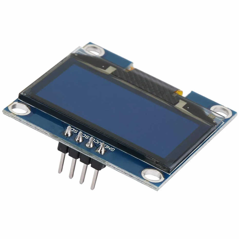 Moduł wyświetlacza OLED 1,3 cala rozdzielczość 128 x 64 4-pinowy I2C SSD1106 do inteligentnych urządzeń MP3 niebieski