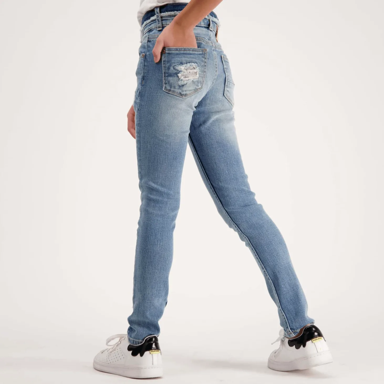 Vingino Amore waistband - Aw2122 - Dżins Dziewczynki