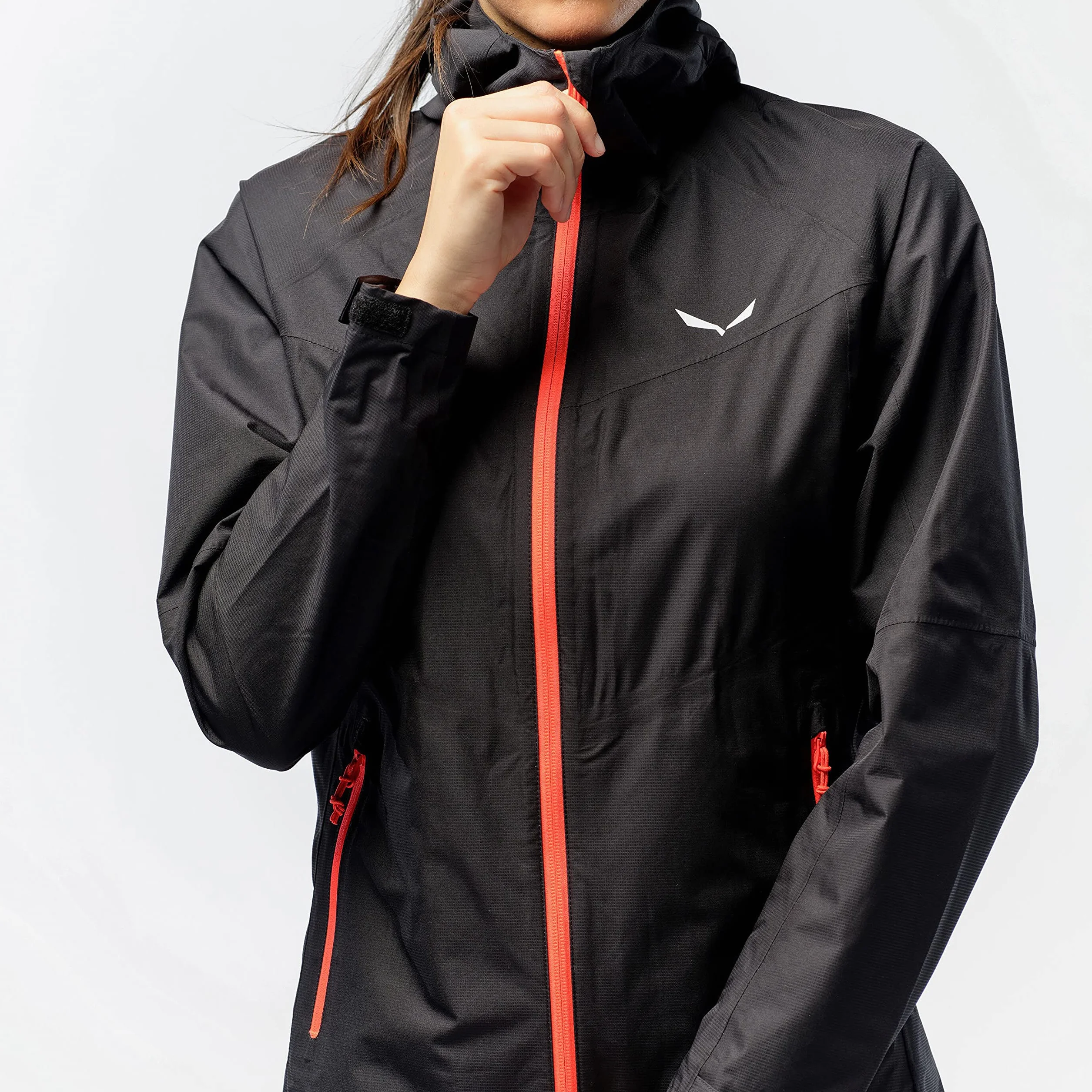 Salewa Puez Aqua 3 PTX damska kurtka hardshell, zielony (liście), rozmiar 4XL Black Out/6080 50/44