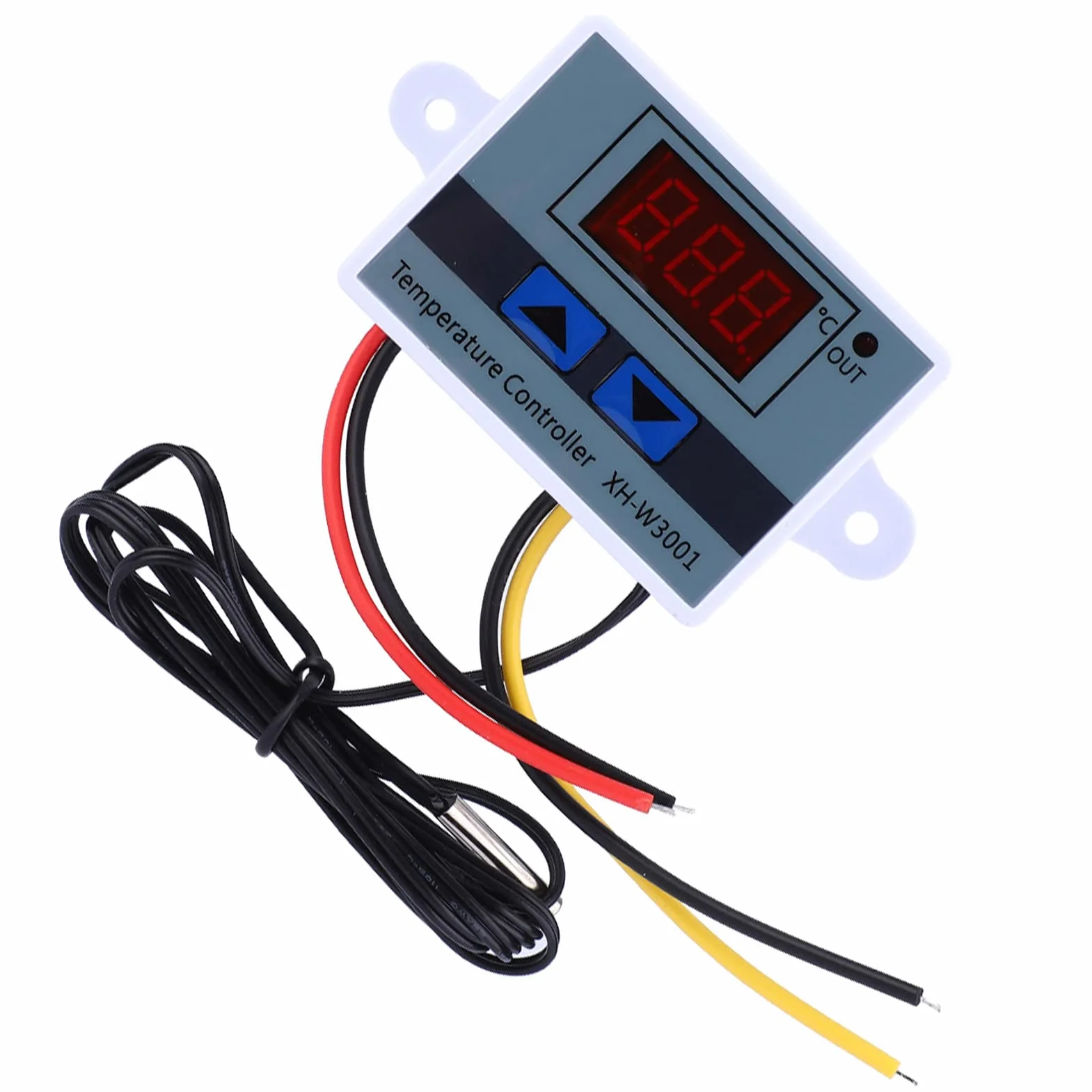 Regulator Temperatury, DC 12V 120W Cyfrowy Regulator Temperatury Przełącznik Termostatu z wodoodporną sondą Czujnika, Regulatory Temperatury