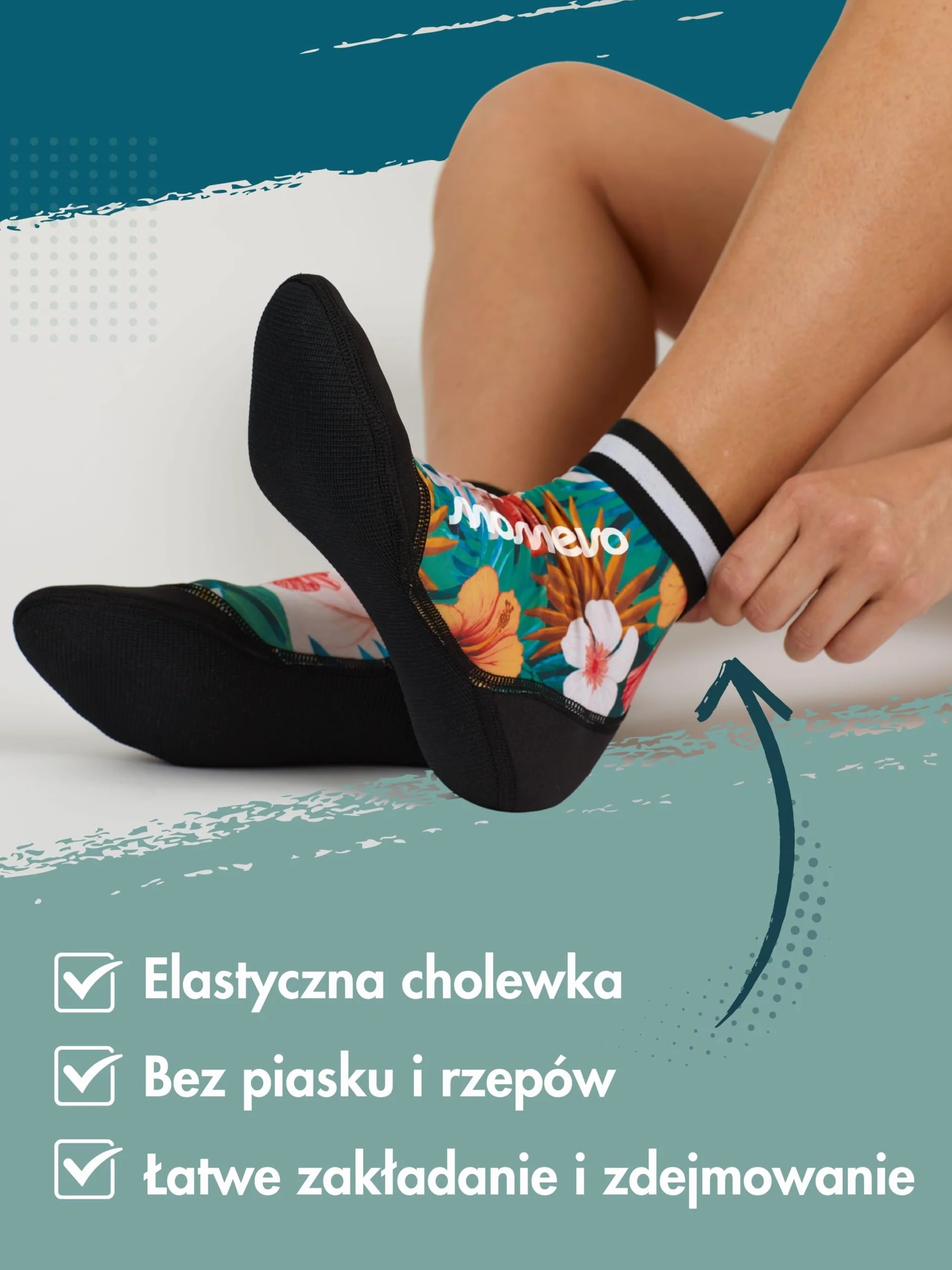 Beach Volleyball Apparel Skarpety do siatkówki plażowej, ochronne skarpety plażowe, skarpety dla mężczyzn i