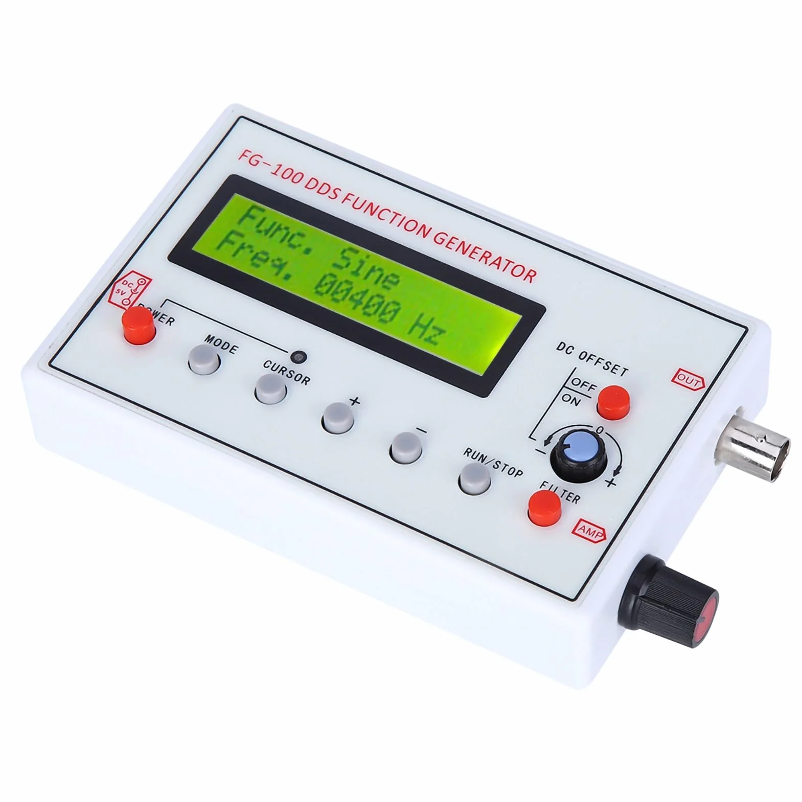 FG-100 Generator Sygnału Funkcji DDS Moduł Generatora Funkcji DIY Częstotliwość Sinusoidalna Generator Sygnału 1 HZ-500 KHz