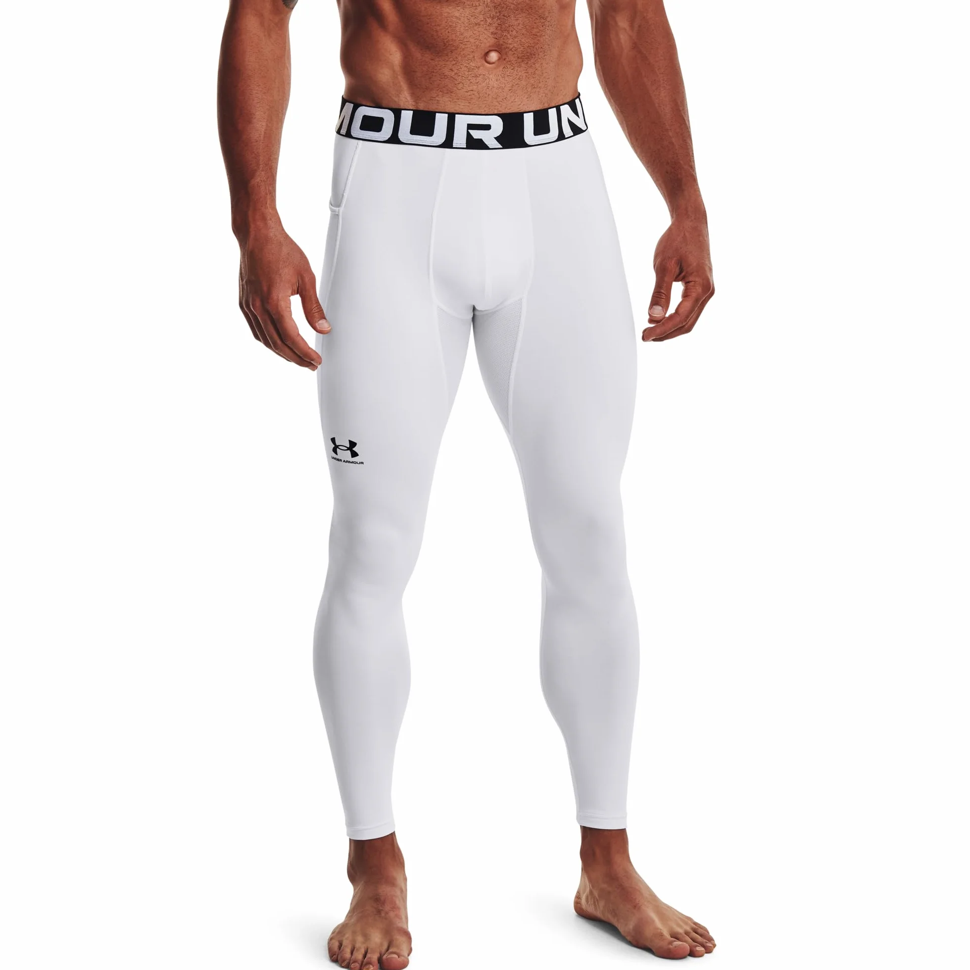 Under Armour Cg Armour Leggings - Ultra ciepłe legginsy sportowe męskie z 4-kierunkowym stretchem