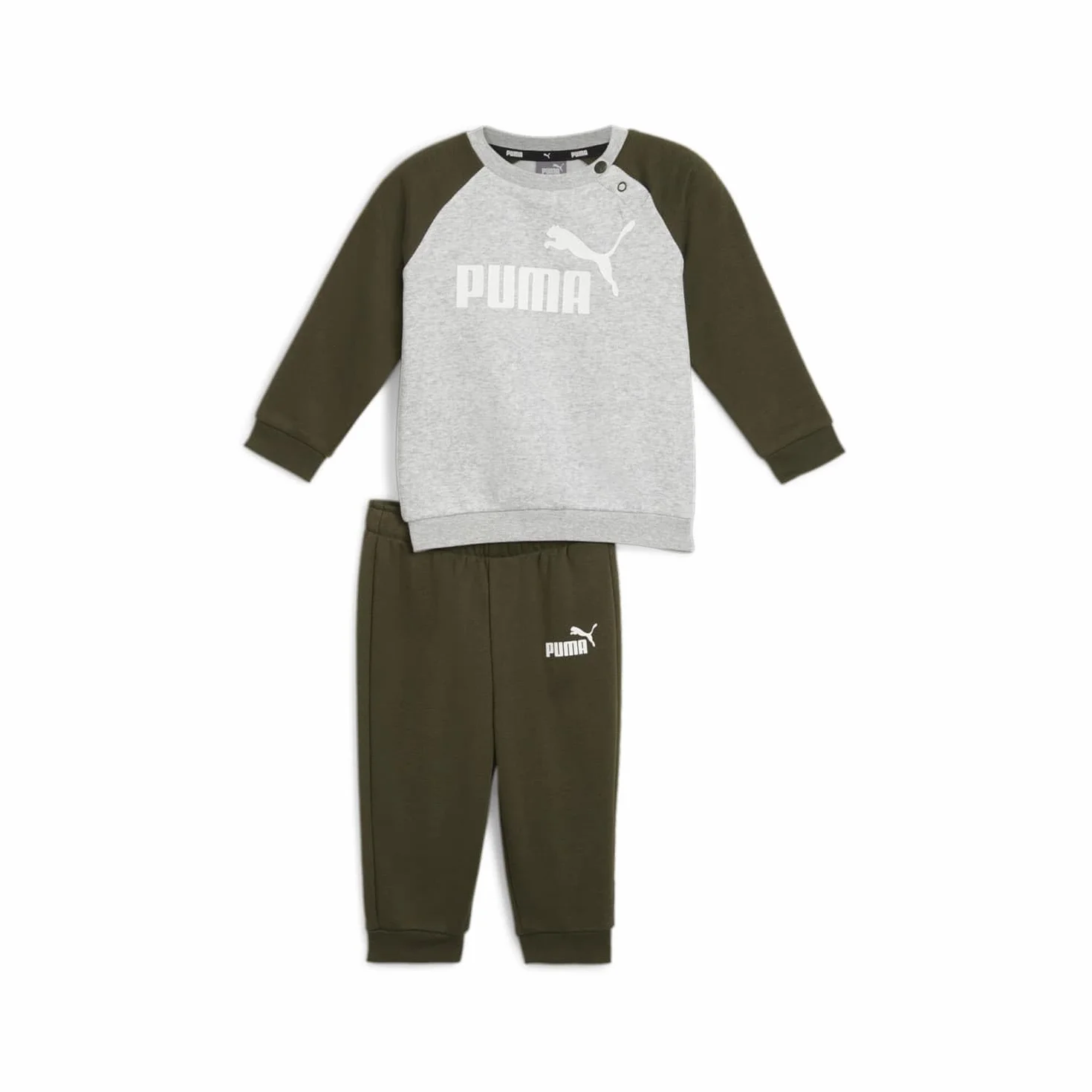 PUMA Unisex Baby Minicats Ess Raglan Jogger Fl dres treningowy