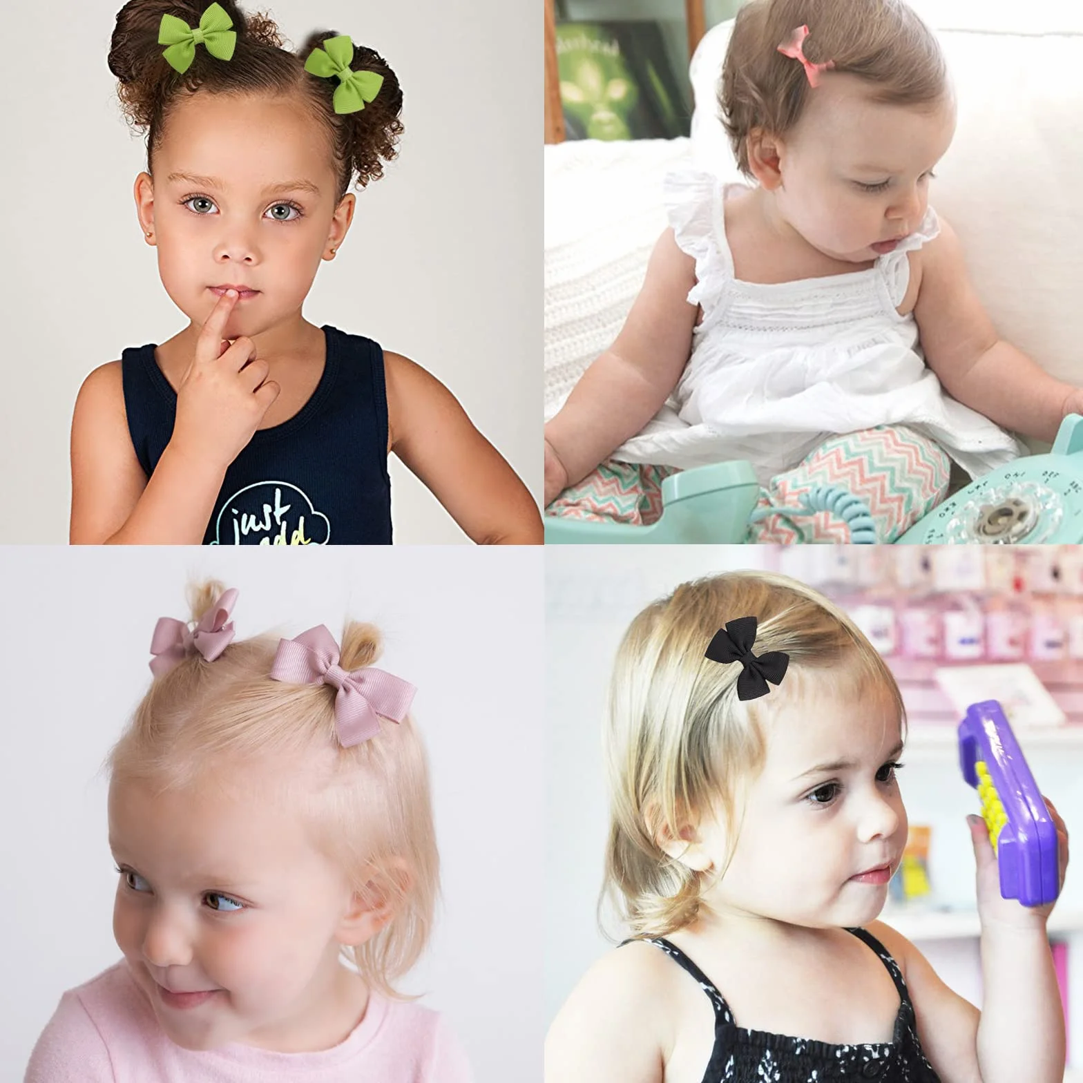 40 sztuk 5 cm Baby Girls Spinki do włosów dla dziewczynek Spinki do włosów Akcesoria dla małych dzieci