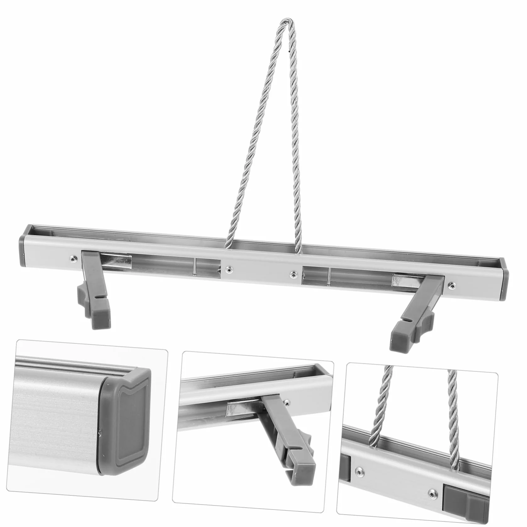 1zestaw Aluminiowy Hanger Do Plakatów Sztuka Solidny i Lekki Idealny Do Dekoracji Ścian Domu Biurze Restauracji Imprezy i Zewnątrz