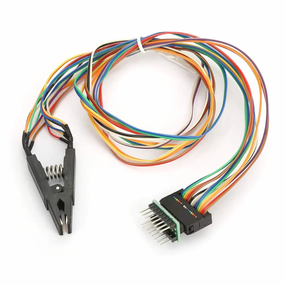 SOP16 do DIP8 klips błyskowy programator klips testowy SOP16 SOIC16 16-pinowy zacisk testowy IC SOP16 do DIP8 klips błyskowy