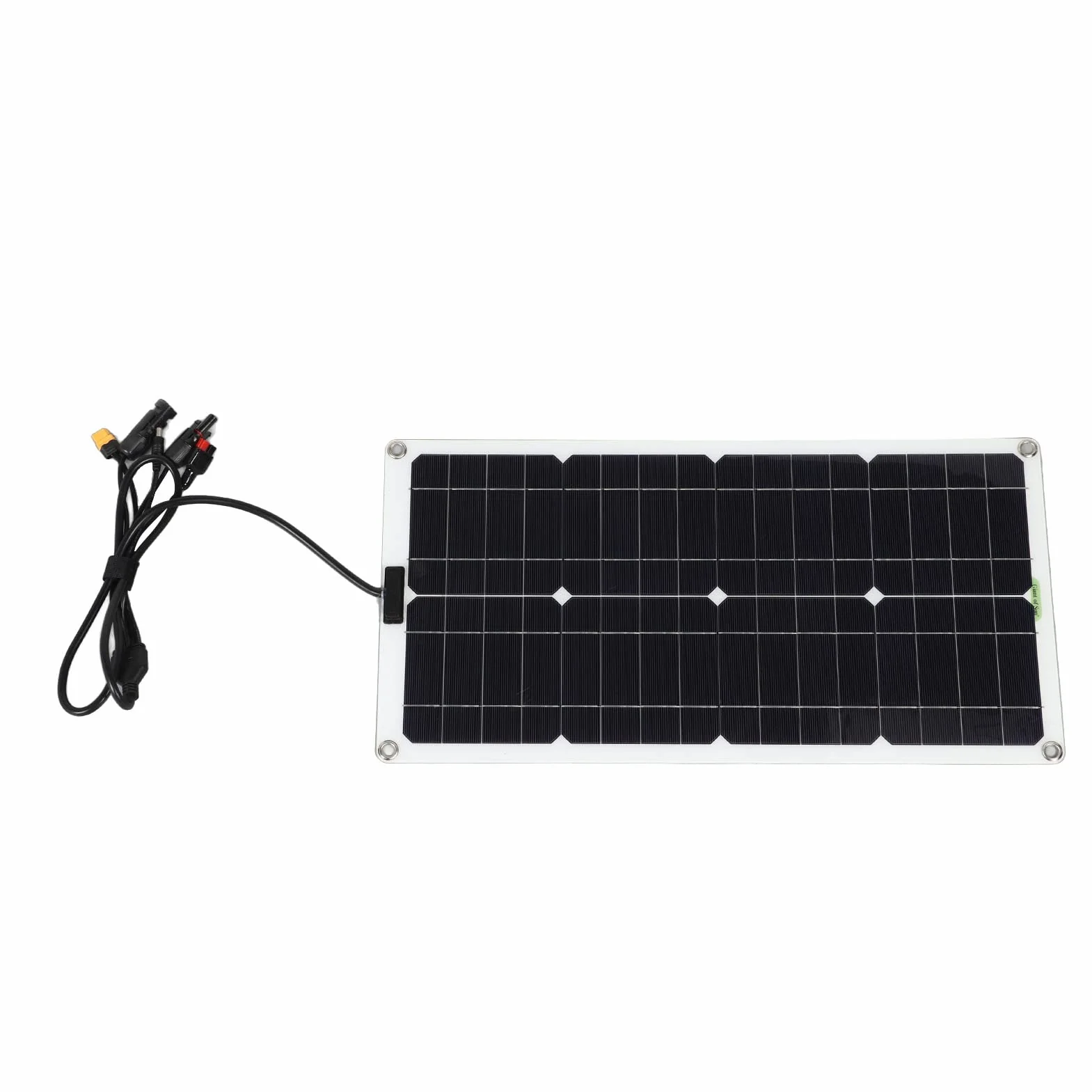 100W Monokrystaliczny Krzemowy Panel Słoneczny, Panel Słoneczny z Wielofunkcyjnym Interfejsem Domowe Zasilanie Awaryjne Zestaw Falownika Słonecznego do Biwakowania na Zewnątrz