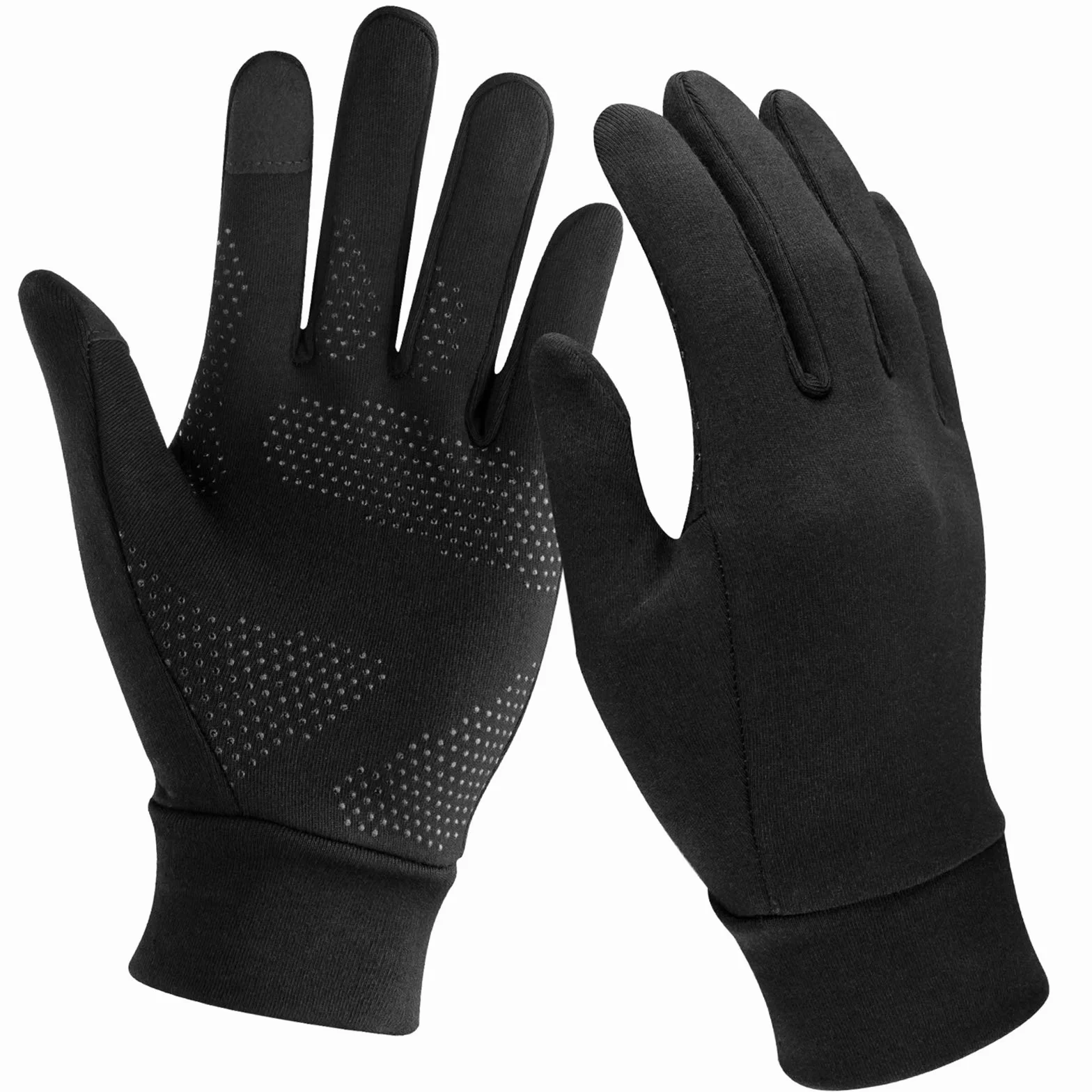 Unigear Touchscreen Gloves Ciepłe wiatroodporne zimowe rękawiczki Antypoślizgowe pełne palce do biegania