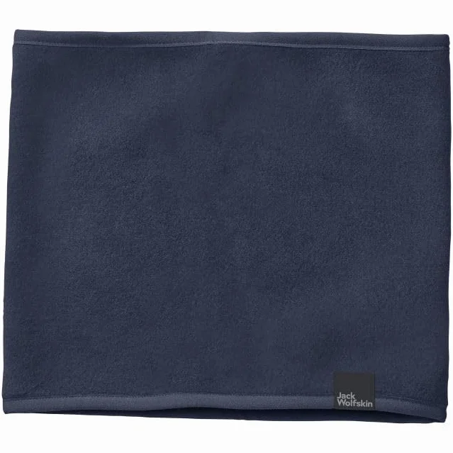 Jack Wolfskin Unisex dziecięcy Spirit Fleece Y Loop szal, niebieski (Night Blue), rozmiar ONE, niebieski (Night Blue), jeden rozmiar