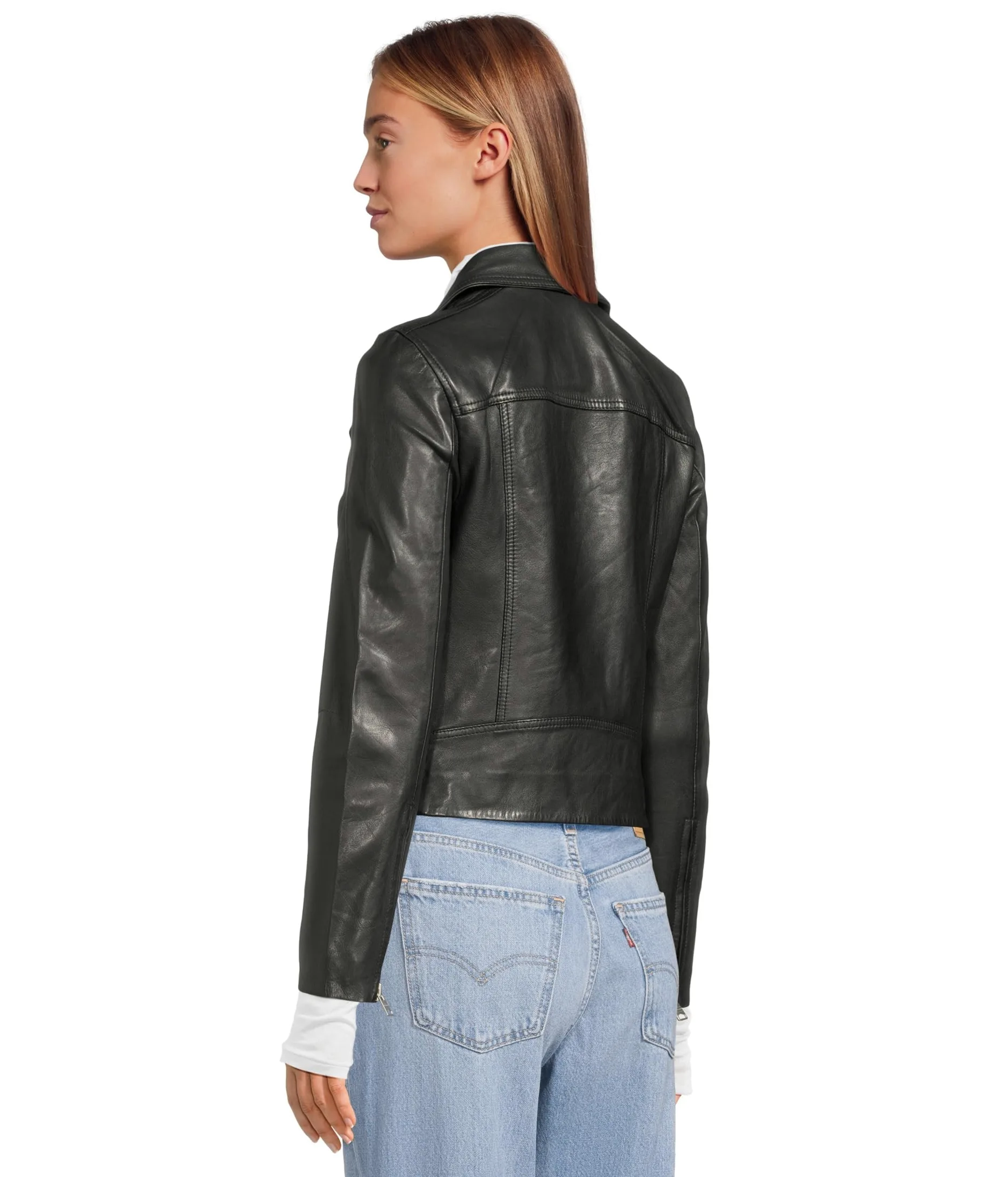 AllSaints Damska skórzana kurtka motocyklowa Dalby