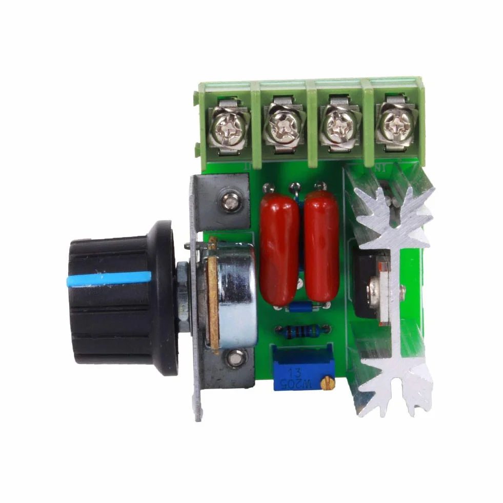 Moduł ściemniacza Regulator Prędkości Wentylatora 230V 2000W Regulator Prędkości Silnika Ac 50 220V 25A Regulowany Regulator Prędkości Silnika Regulator Napięcia