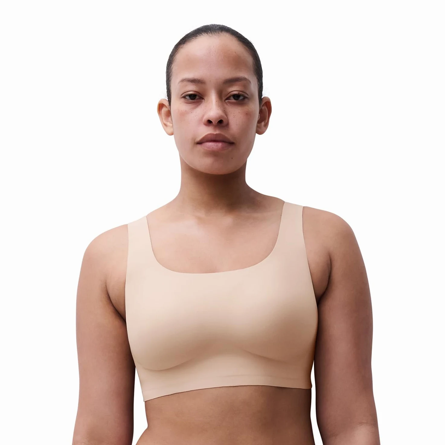 Chantelle Damski biustonosz sportowy Soft Stretch Scoop Neck Braletka