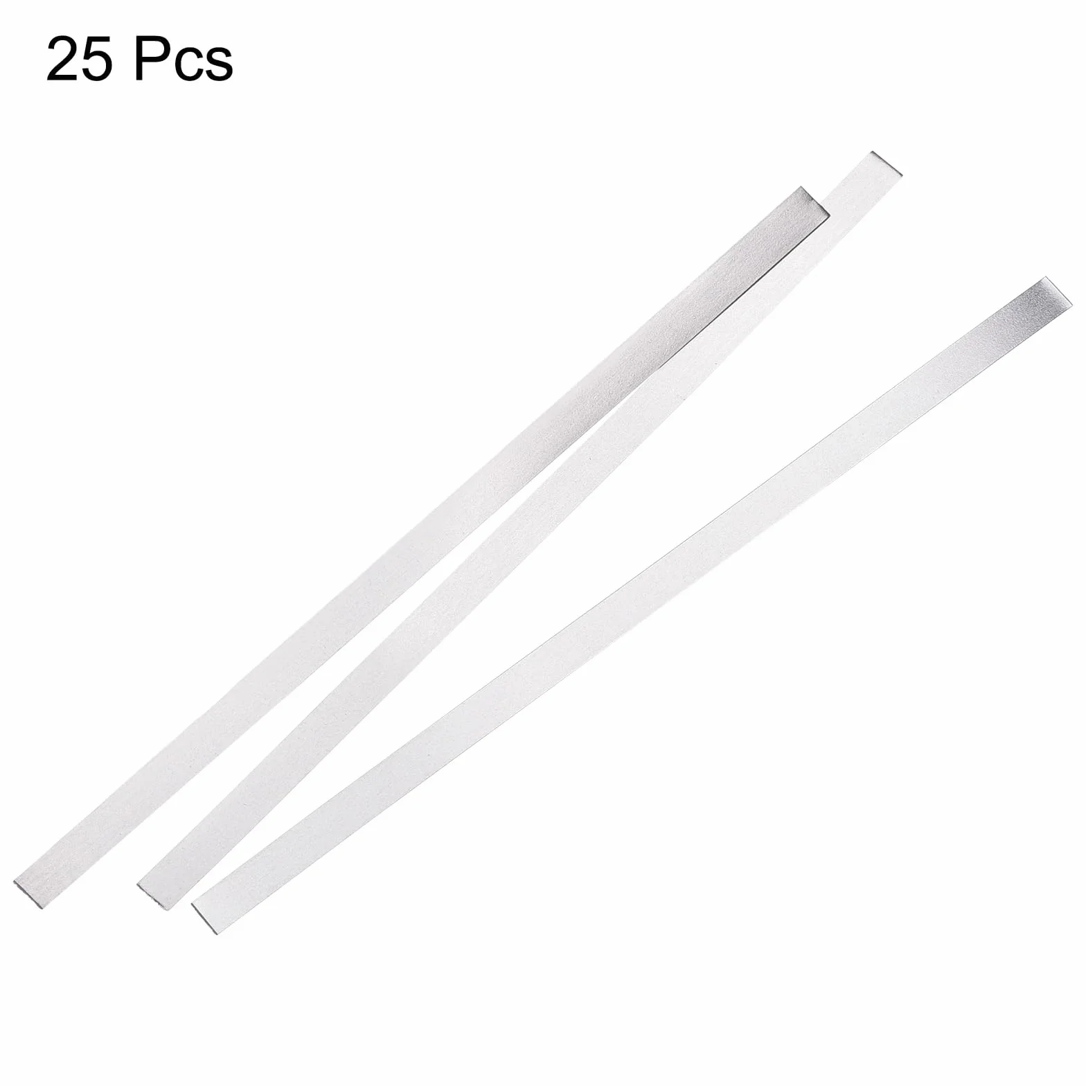 QUARKZMAN 25 sztuk pasków niklu z czystego niklu, 0,1 x 4 x 100 mm, niklowane paski ze stali niklowanej do akumulatorów i zgrzewania punktowego