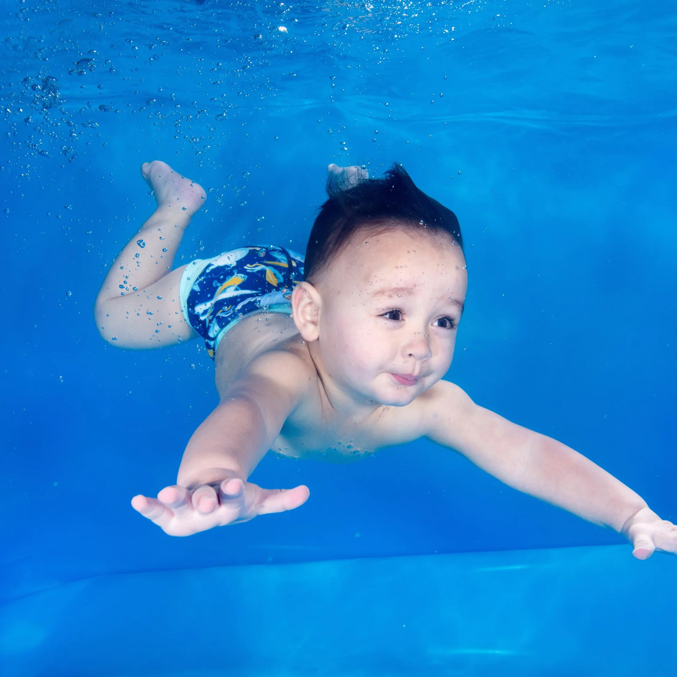 Splash About Happy Nappy Duo Wiederverwendbare Schwimmwindel, Up in the Air, 12-24 miesiące