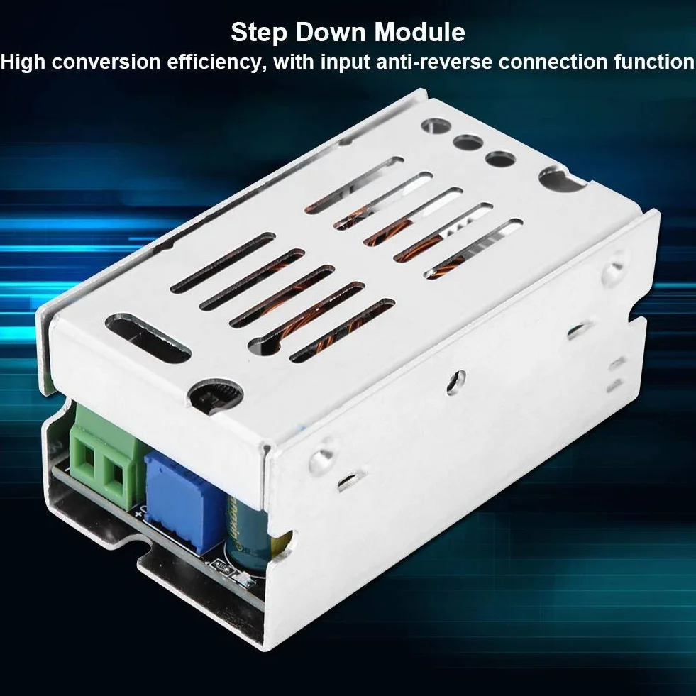 Boost Converter, regulowany przetwornik napięcia DC, transformatory mocy, wejście 10-90 V, wyjście 2-60 V, 70 x 38 x 31 mm