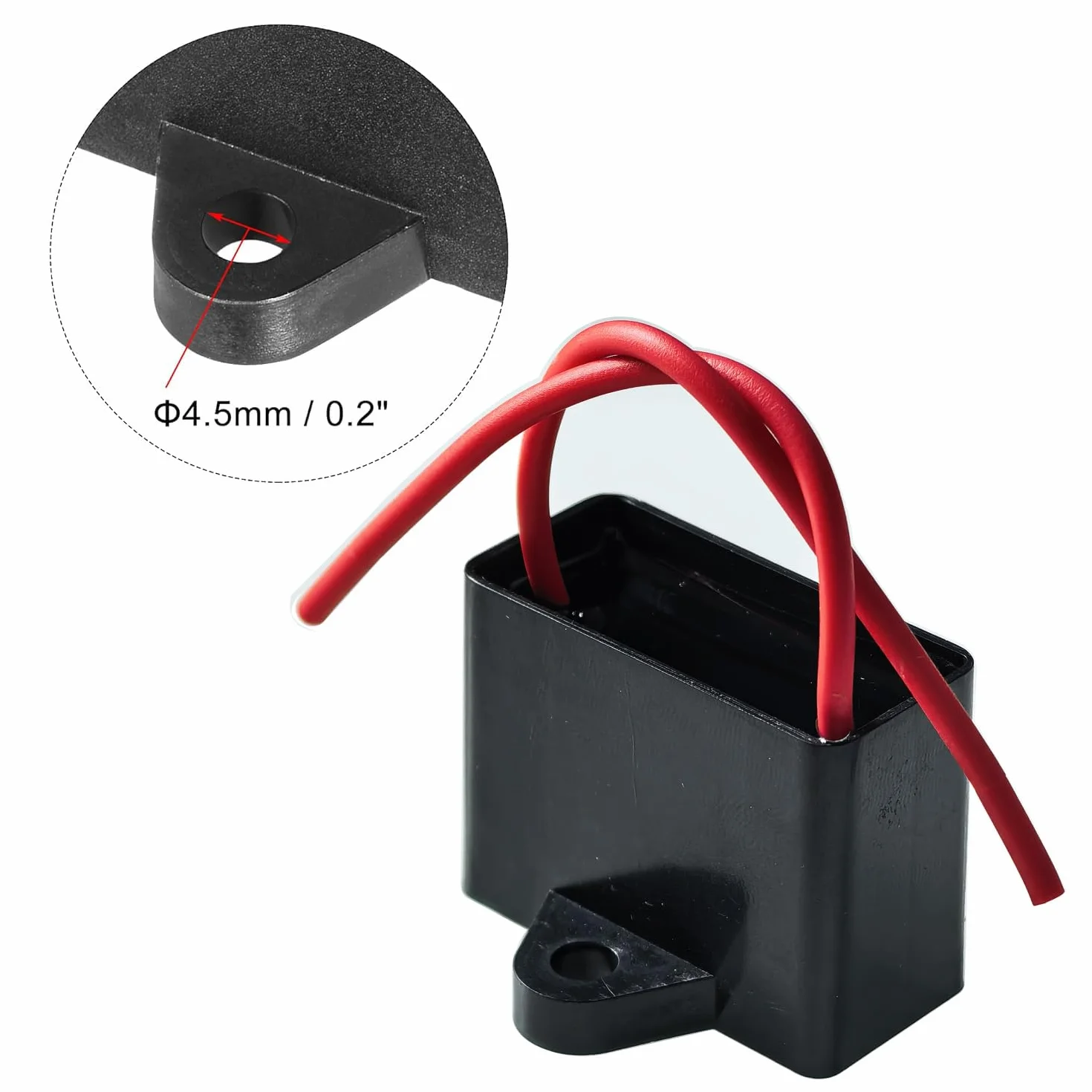 GTIWUNG 6 sztuk CBB61 4uF 450 V AC 50/60 Hz wentylator silnikowy kondensator biegowy 4uf kondensator wentylator sufitowy kondensator rozruchowy kondensatory wentylatorów