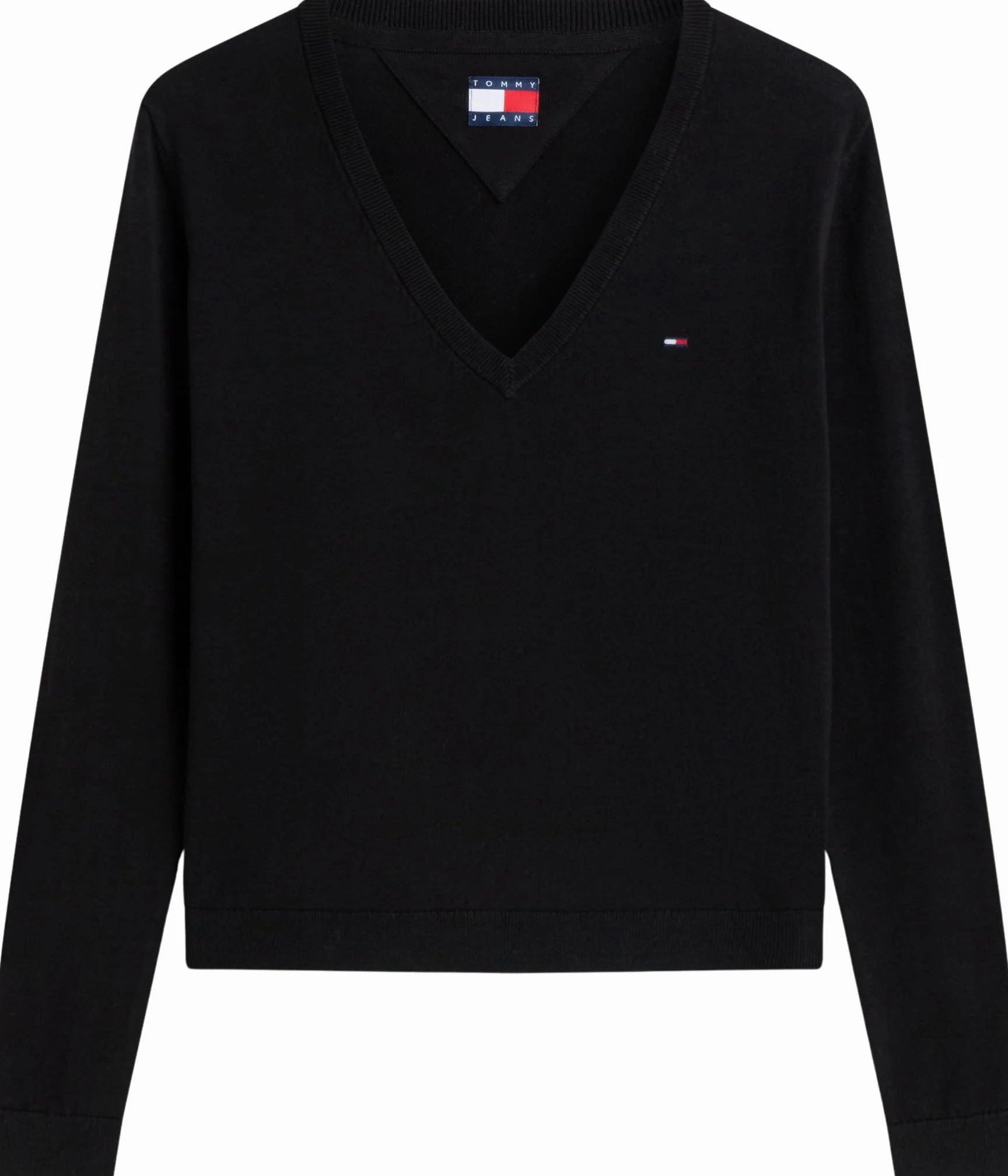 Tommy Jeans Sweter pullover Kobiety Tjw Essential Vneck Sweater Ext Dw0dw19888