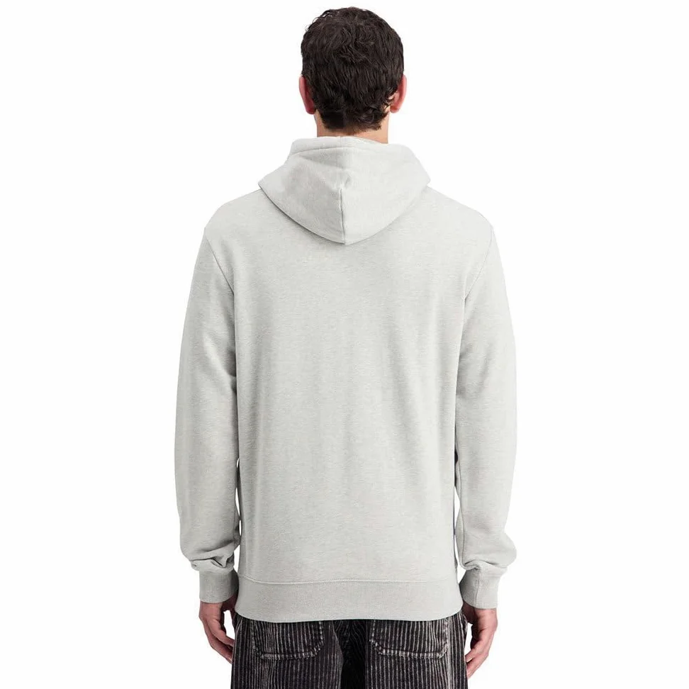 Scotch & Soda Essential odznaka Logo Hooded Bluza z kapturem Męska bluza z kapturem, Szary melanż 050, L