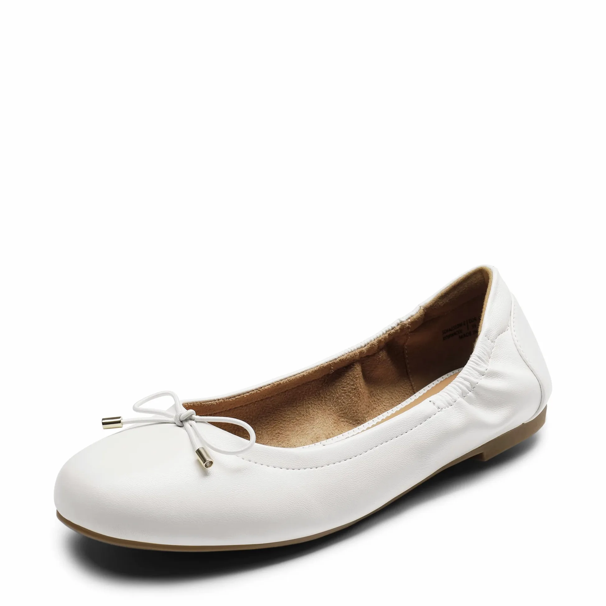 DREAM PAIRS Damskie baleriny, klasyczne, płaskie baleriny damskie, eleganckie, ze sznurowaną kokardką
