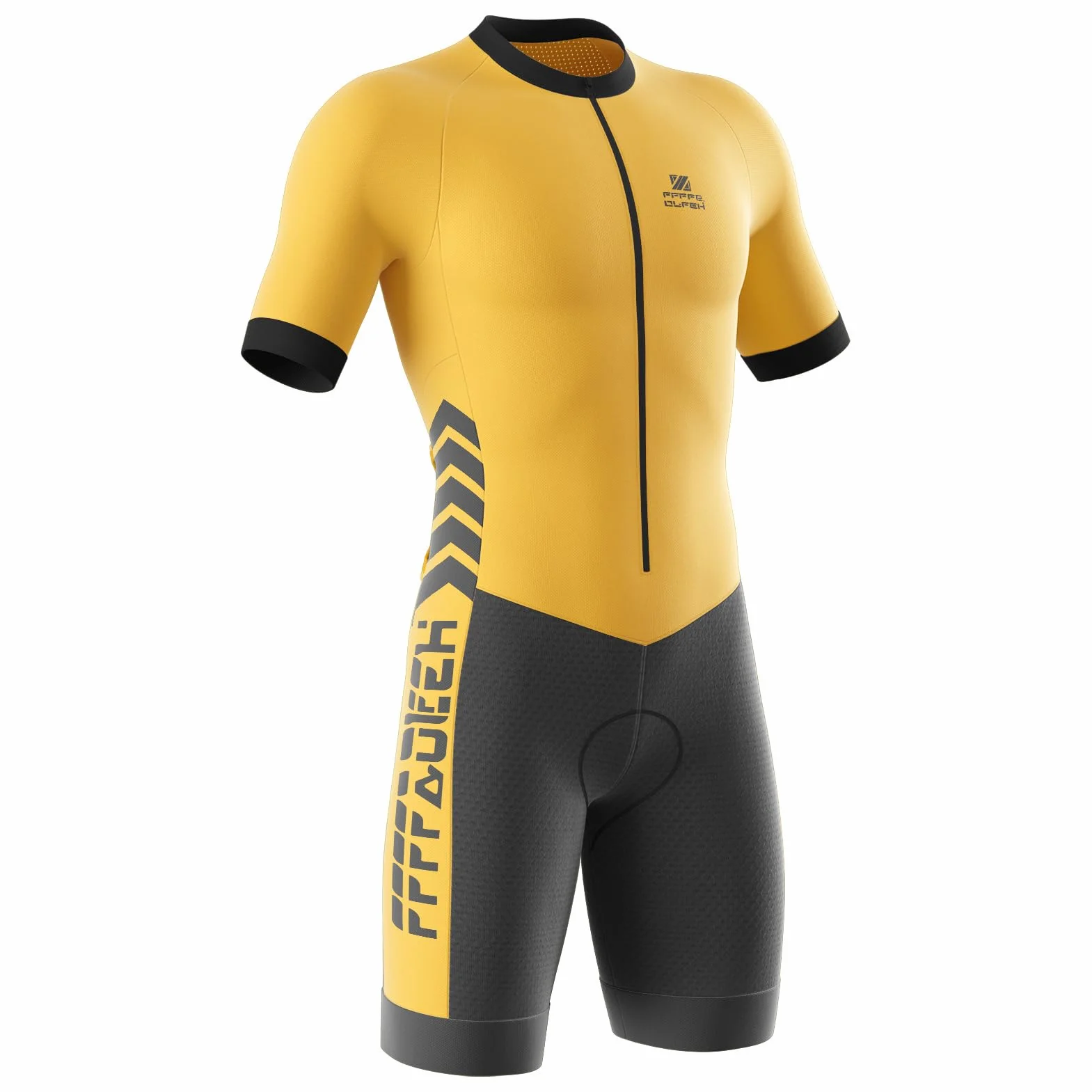 Męski kombinezon rowerowy z wyściółką żelową, triathlonowy, szybkoschnący, oddychający, strój do pływania, jazdy na rowerze, biegania, duatlonu