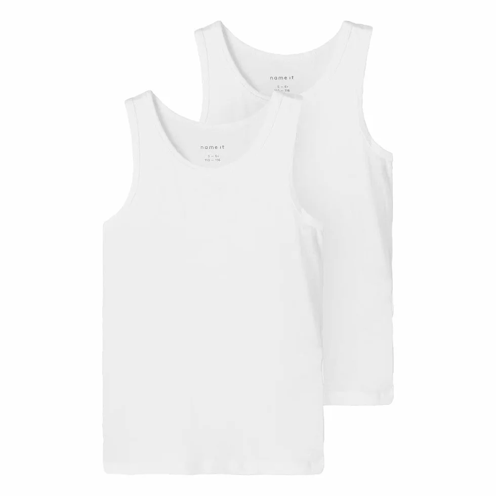 NAME IT Majtki chłopięce Bright White 134