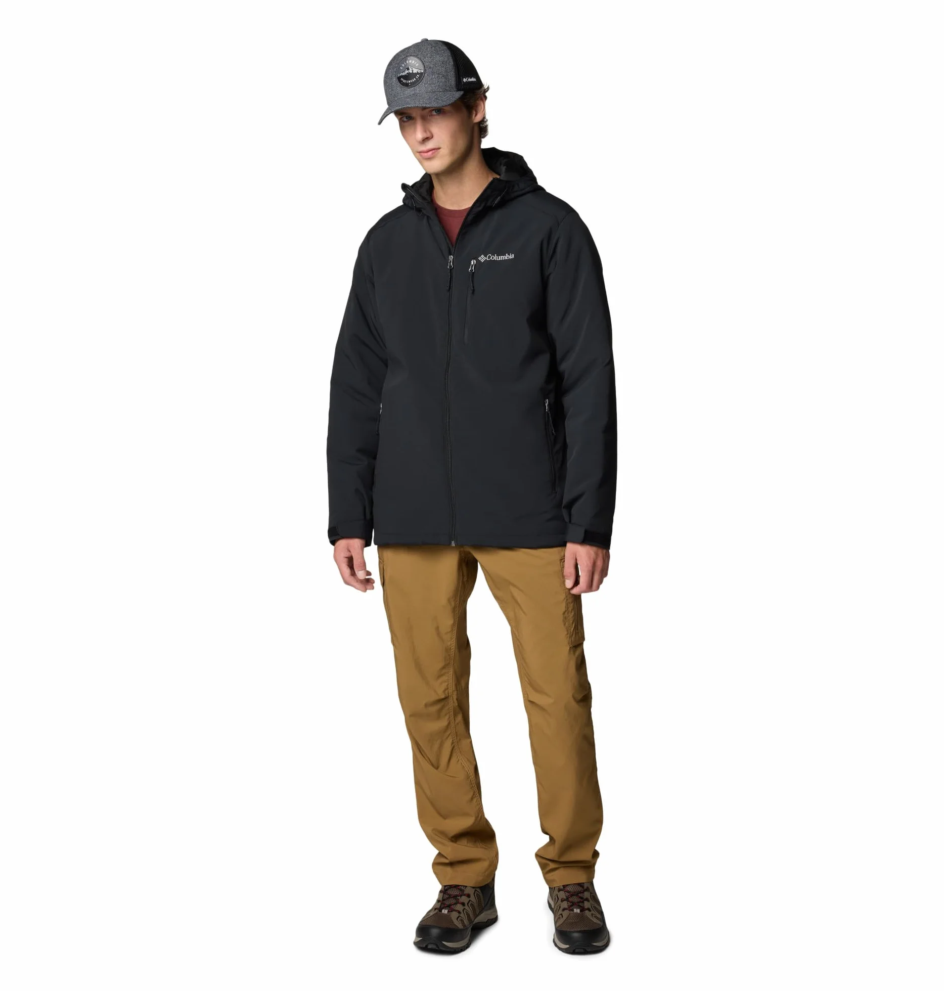 Columbia Gate Racer Softshell męska kurtka softshell, czarna, rozmiar L