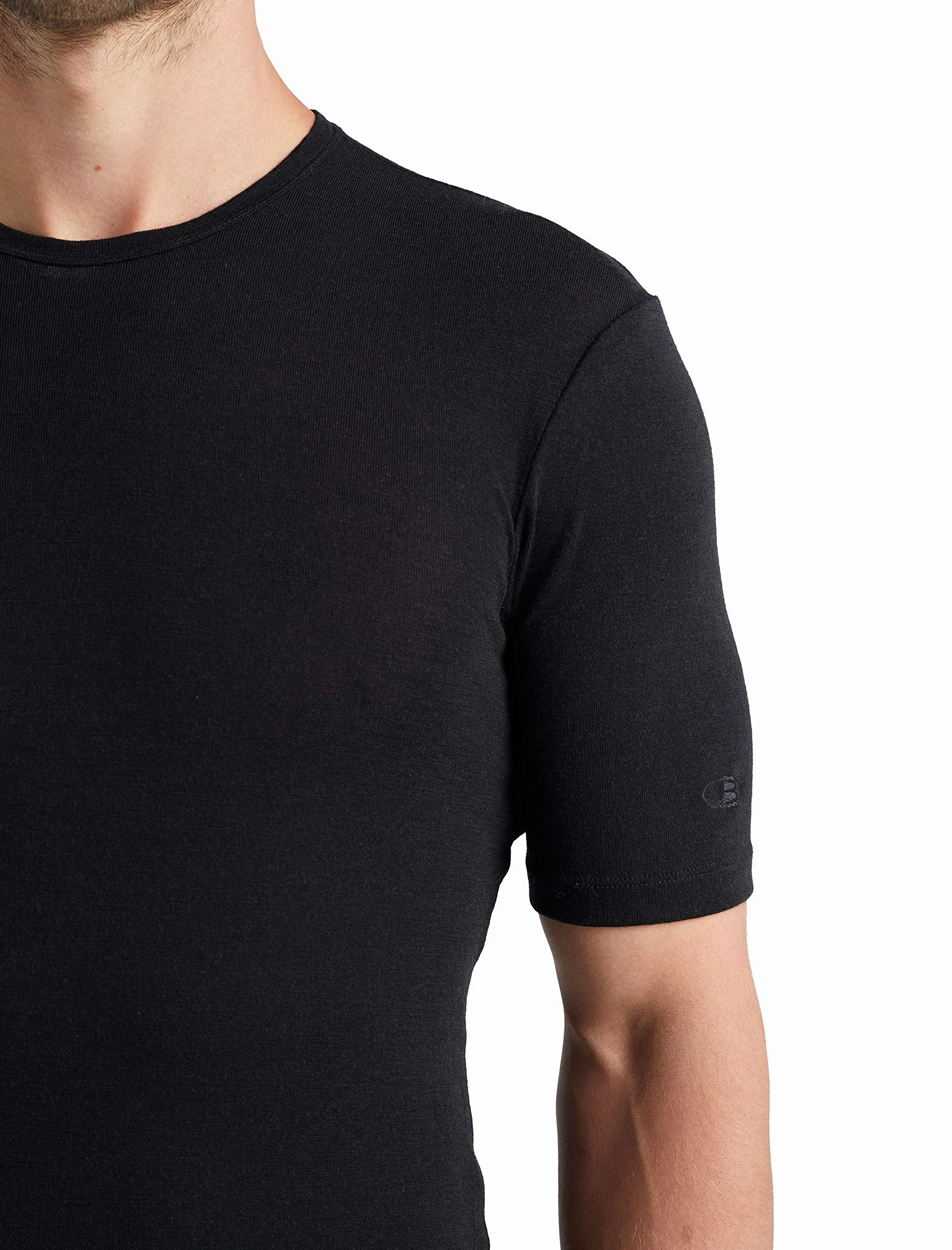 Icebreaker T-shirt Mężczyźni Everyday Crew Neck Base Layer Short Sleeve Top