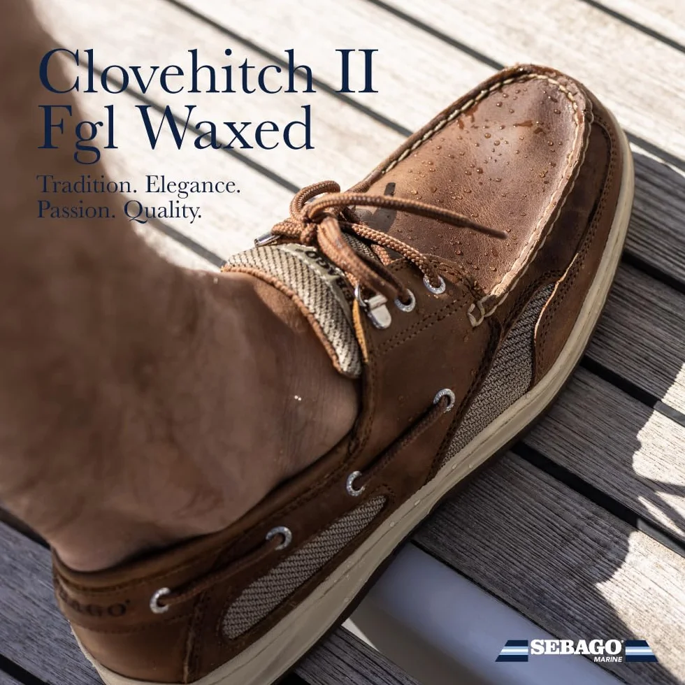 Sebago Mężczyźni Clovehitch Ii Fgl Waxedbuty do łodzi