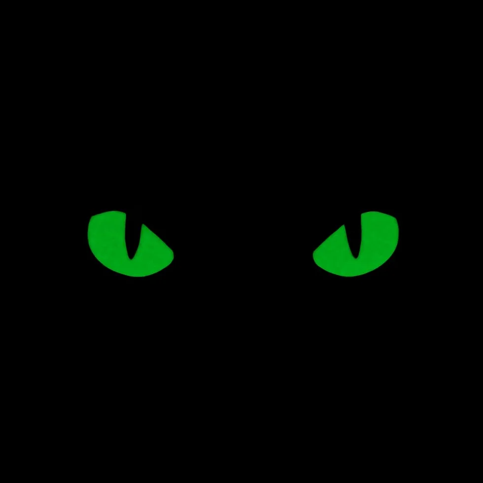 M-Tac Naszywka Cat Eyes Laser Cut, czarny/zielony