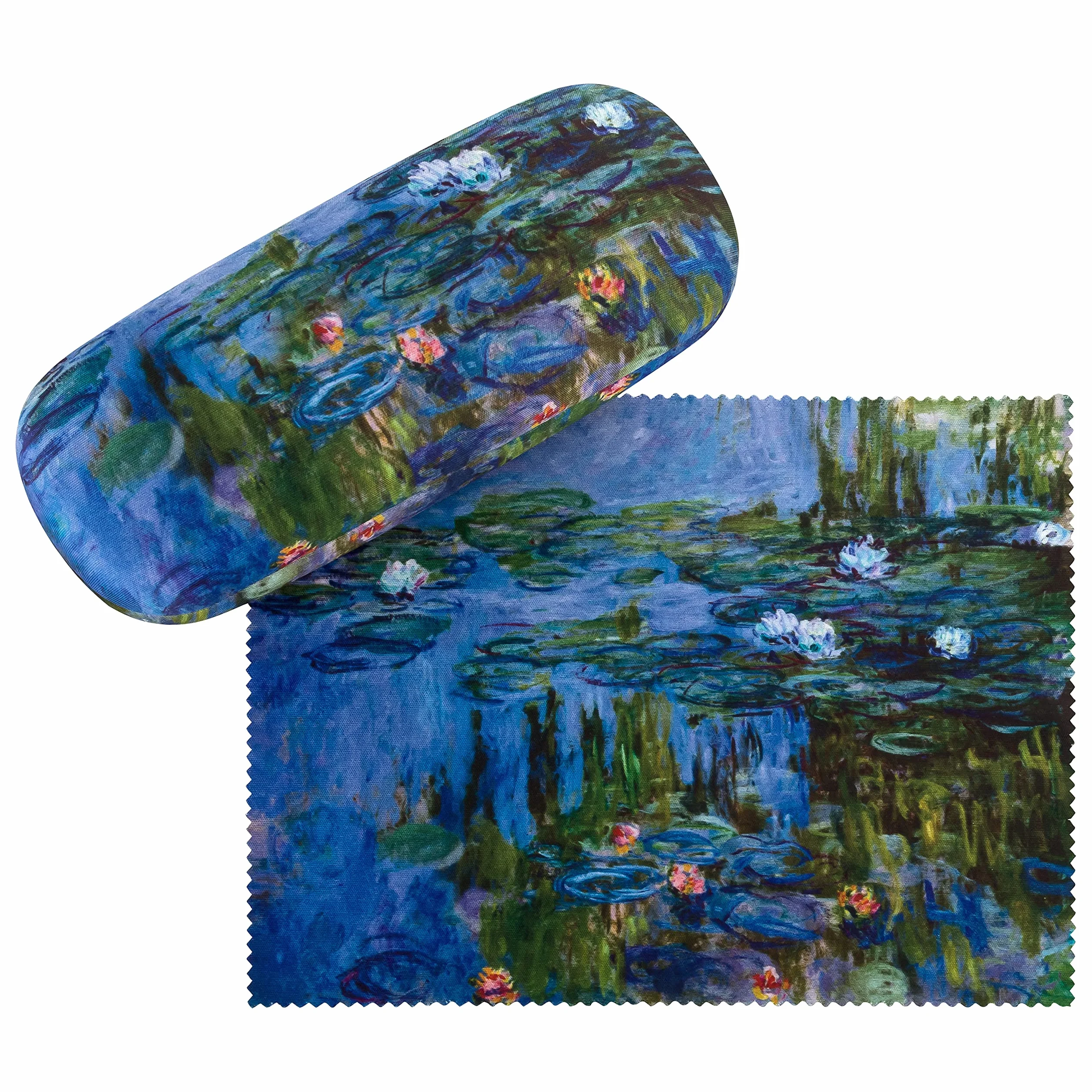 VON LILIENFELD etui na okulary Claude Monet lilie wodne twarde pokryte tkaniną