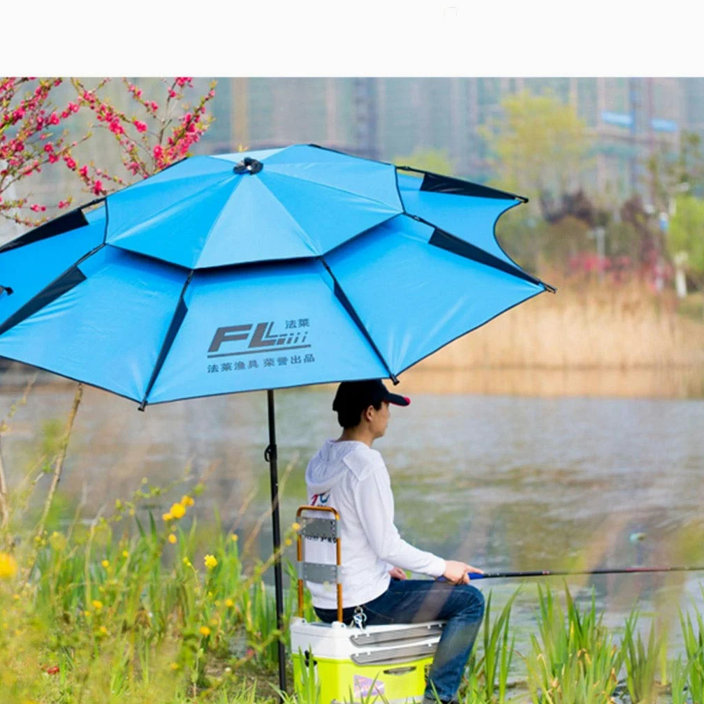 Składany parasol wędkarski parasol 2,2 m uniwersalny odporny na deszcz outdoor wędkowanie parasol 2,4 m ryba parasol czarny tworzywo sztuczne parasol przeciwsłoneczny wędkarski parasol parasol parasol / parasol