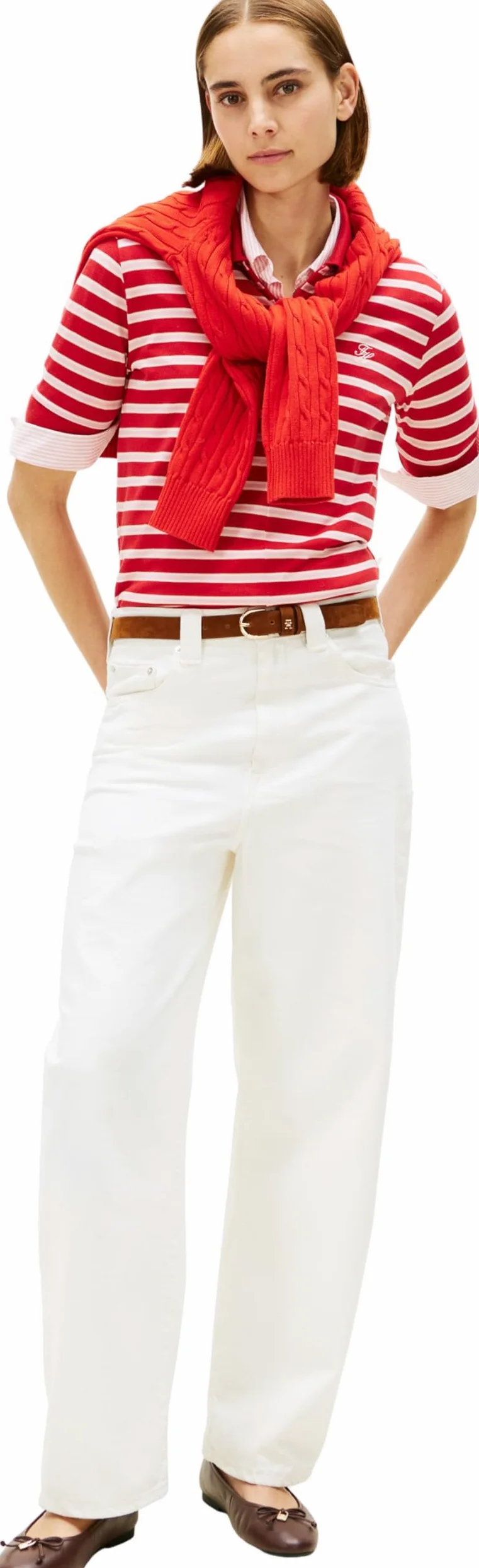 Tommy Hilfiger Kobiety Hilfiger Smooth Lthr Ballet Fw0fw09006Baleriny