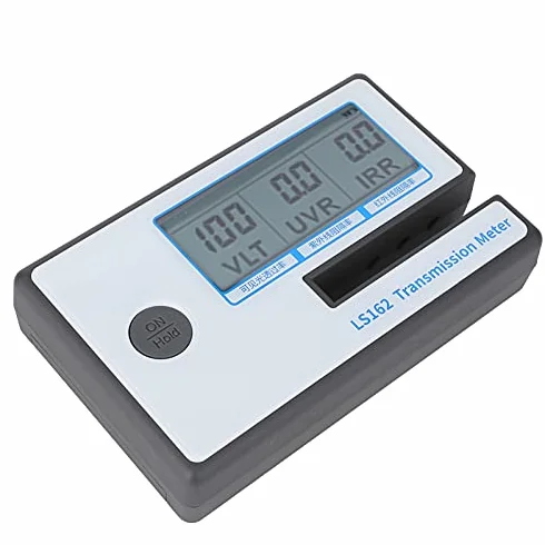 Przenośny Tester Słoneczny, LS162 Tint Solar Film Miernik Transmisji Samochodowej, Miernik Odrzucenia UV IR, Miernik Przepuszczalności światła Widzialnego 3 w 1, IR 950nm UV