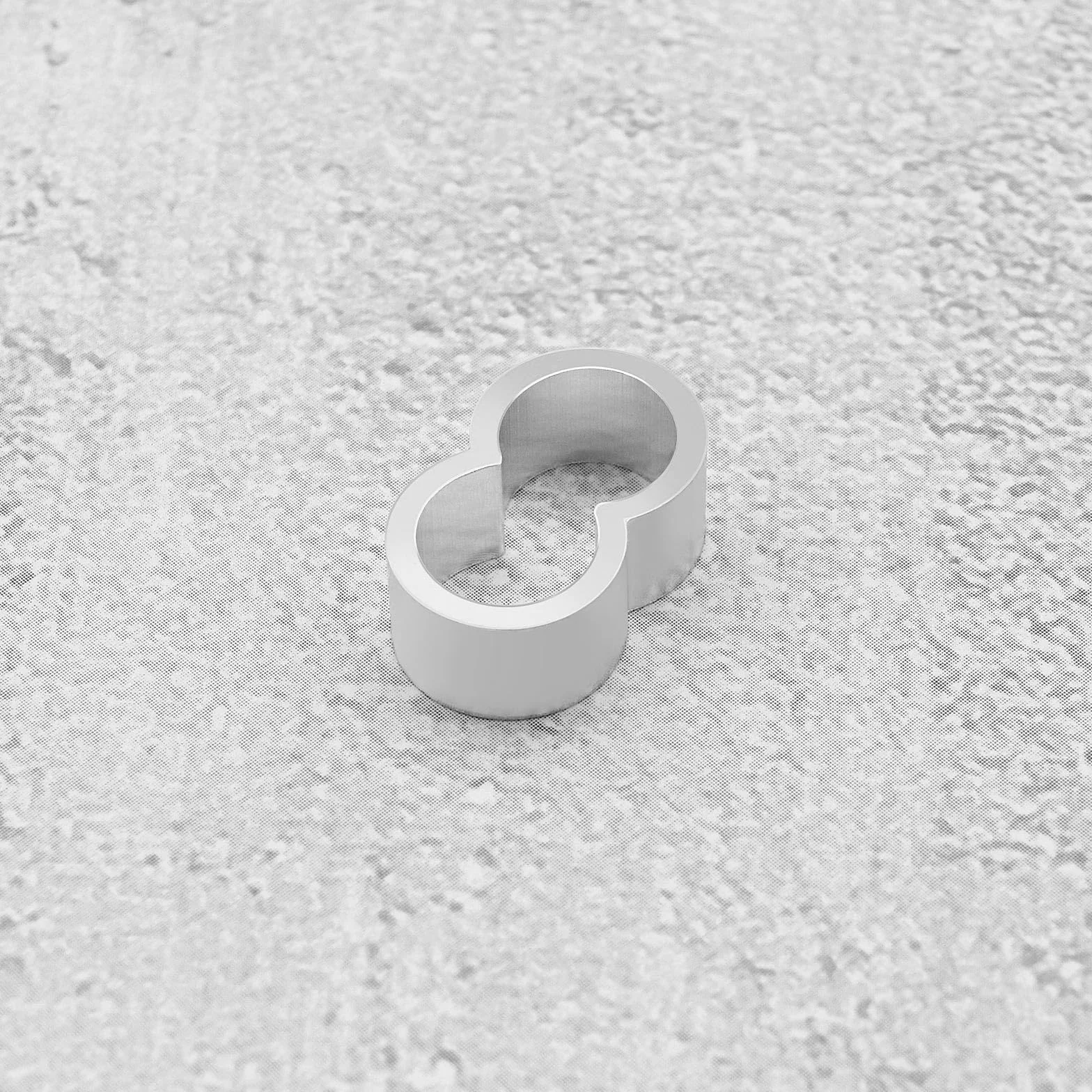 50 szt. zaciski dławika linowego aluminiowe zaciski do prasy kompatybilne z linami napinającymi 8 mm, tulejami zaciskowymi, akcesoria srebrne