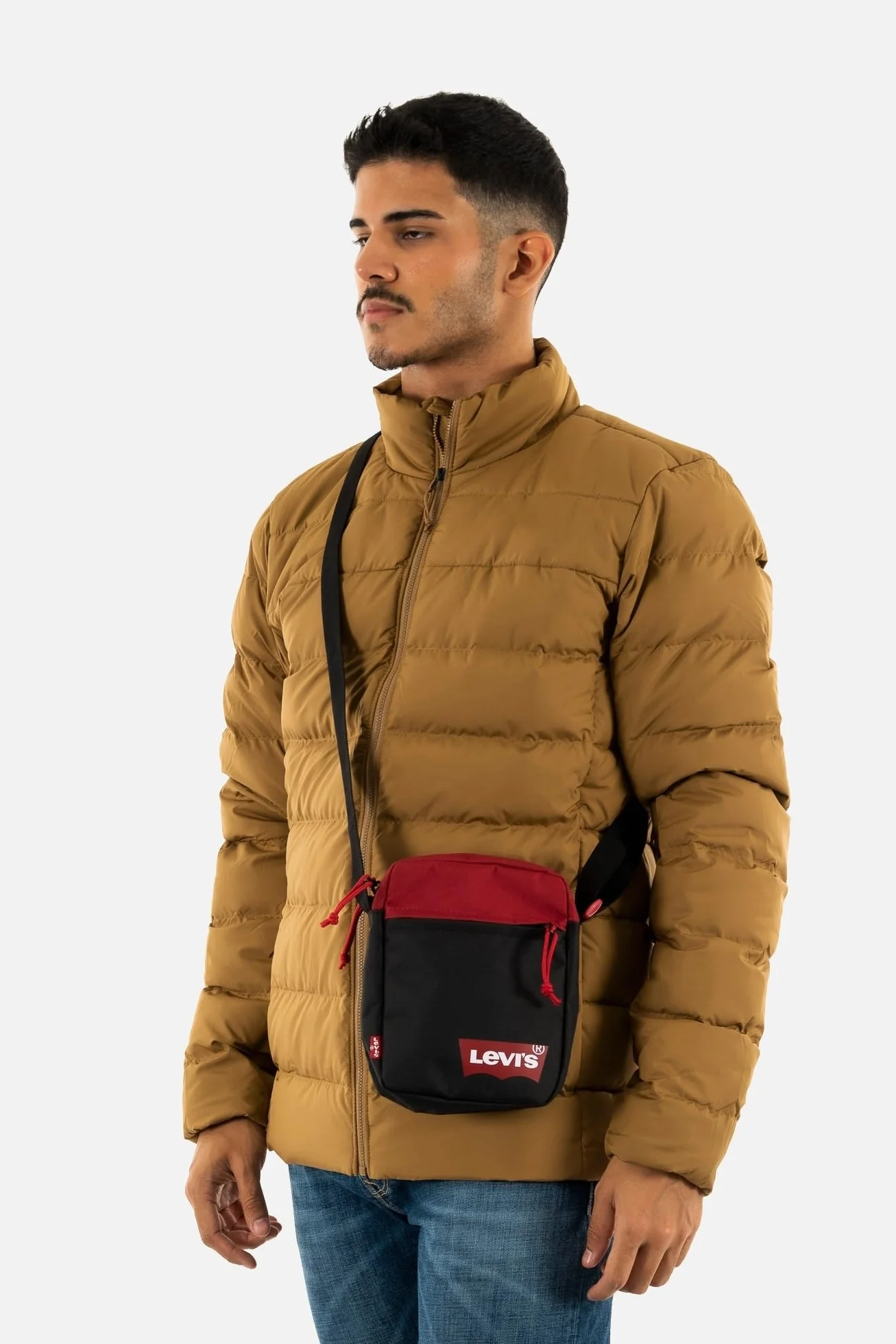 Levi's Mini Crossbody Solid (Red Batwing), dla mężczyzn, jeden rozmiar, Regularny czerwony, Taille unique