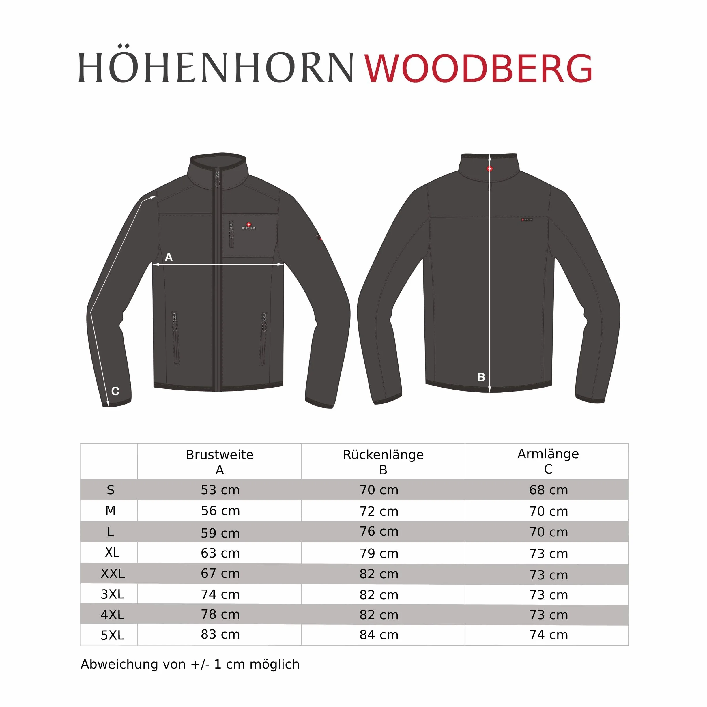 Woodberg Höhenhorn męska bluza z kapturem