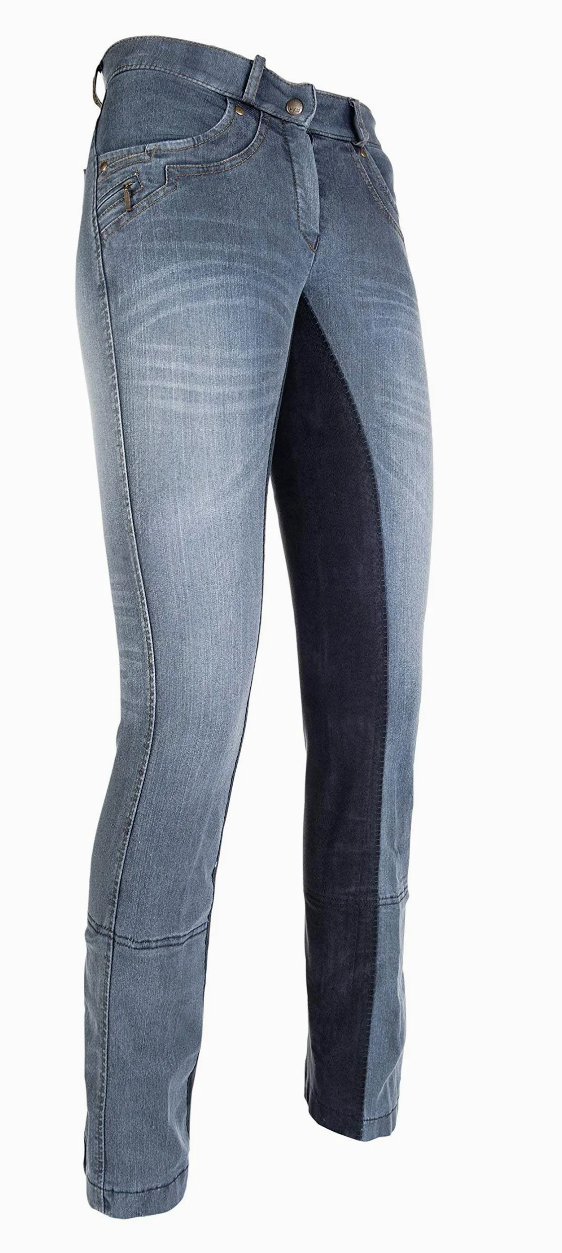 HKM Spodnie westernowe i jodhpura Uniseks Jodhpur Reithose -Classic- 1/1 Alos Besatz6969