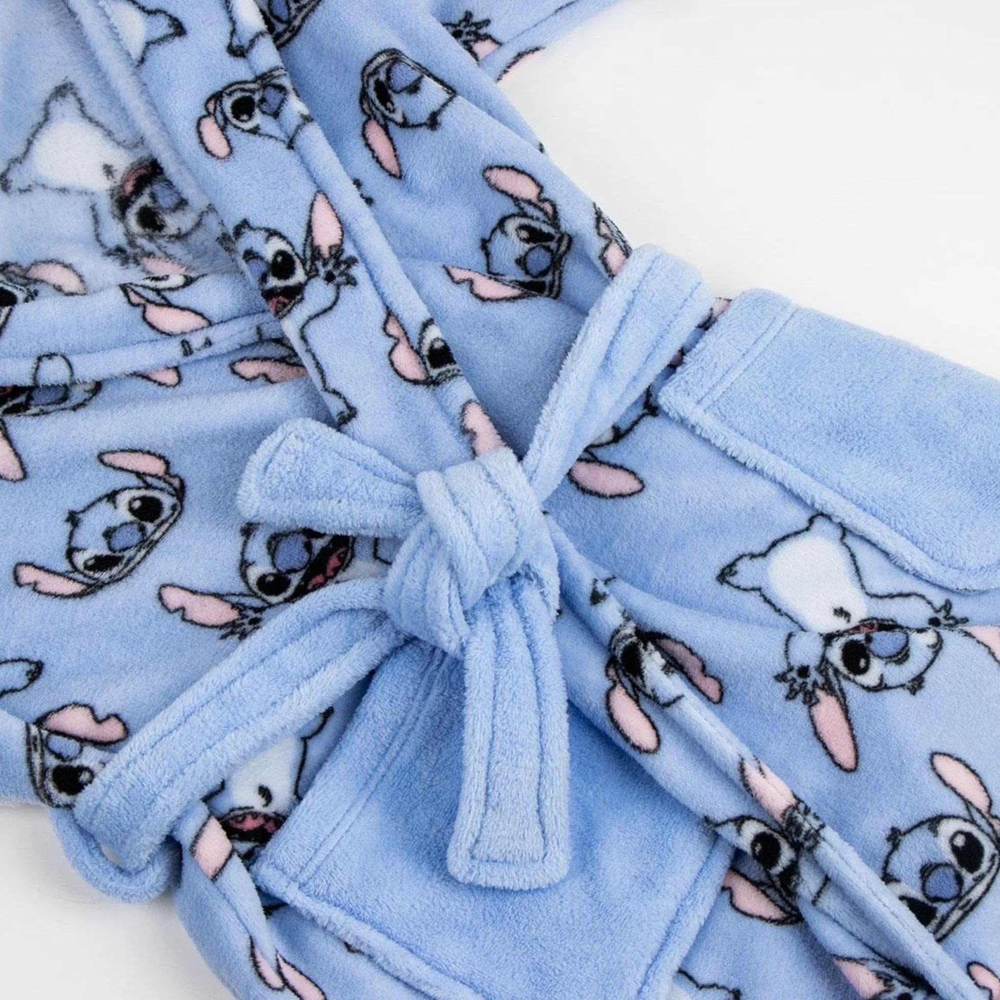 CERDÁ LIFE'S LITTLE MOMENTS Batín Stitch Suave Niños Niñas Capucha Bata Casa Polar 10 lat